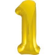 "Unique" Super Shape Helium Filled Balloon - 34 Inches - GOLD