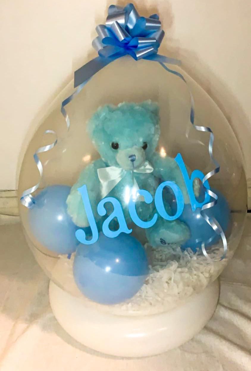 Stuffing Balloons. Bear in a Balloon