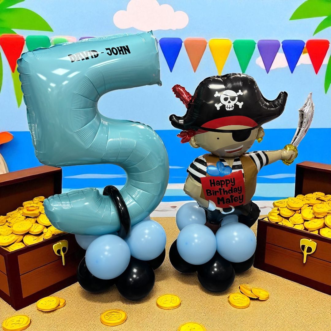 Character Balloon Displays. Pirate Balloons