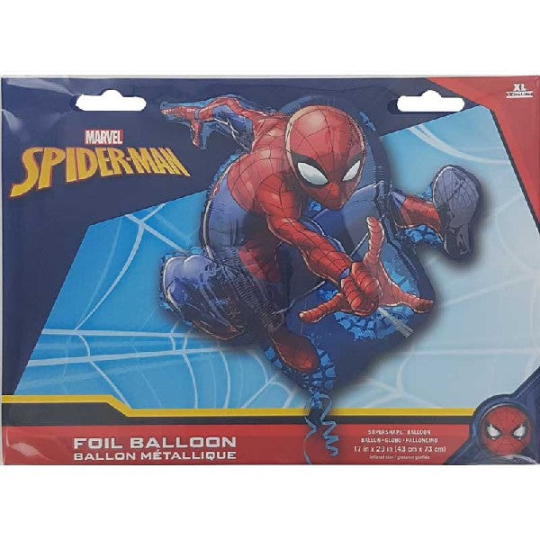 Super Shape Character Foil Helium Filled Balloon - Spiderman