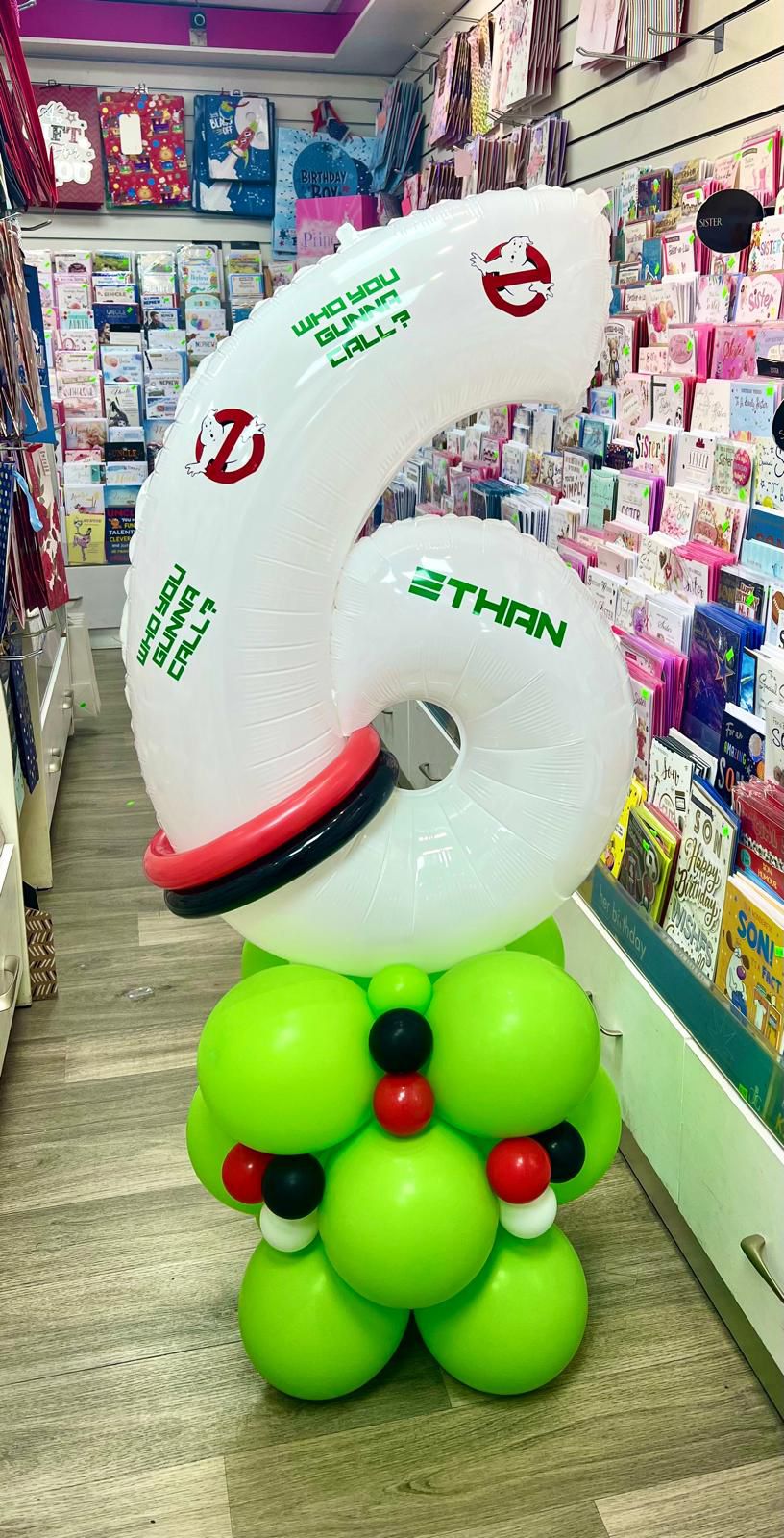 Age Balloon Displays. Ghostbusters