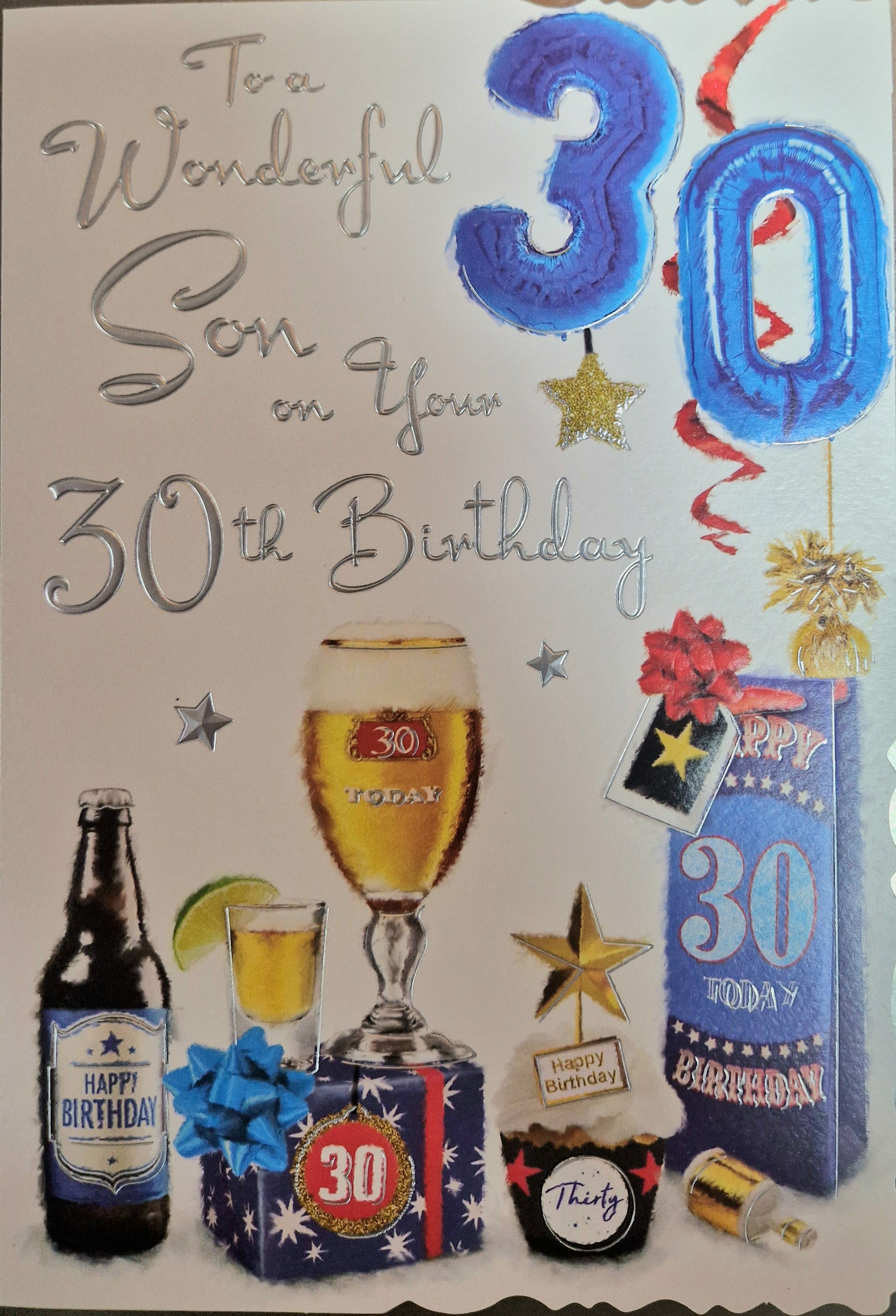 Son 30th Birthday Card