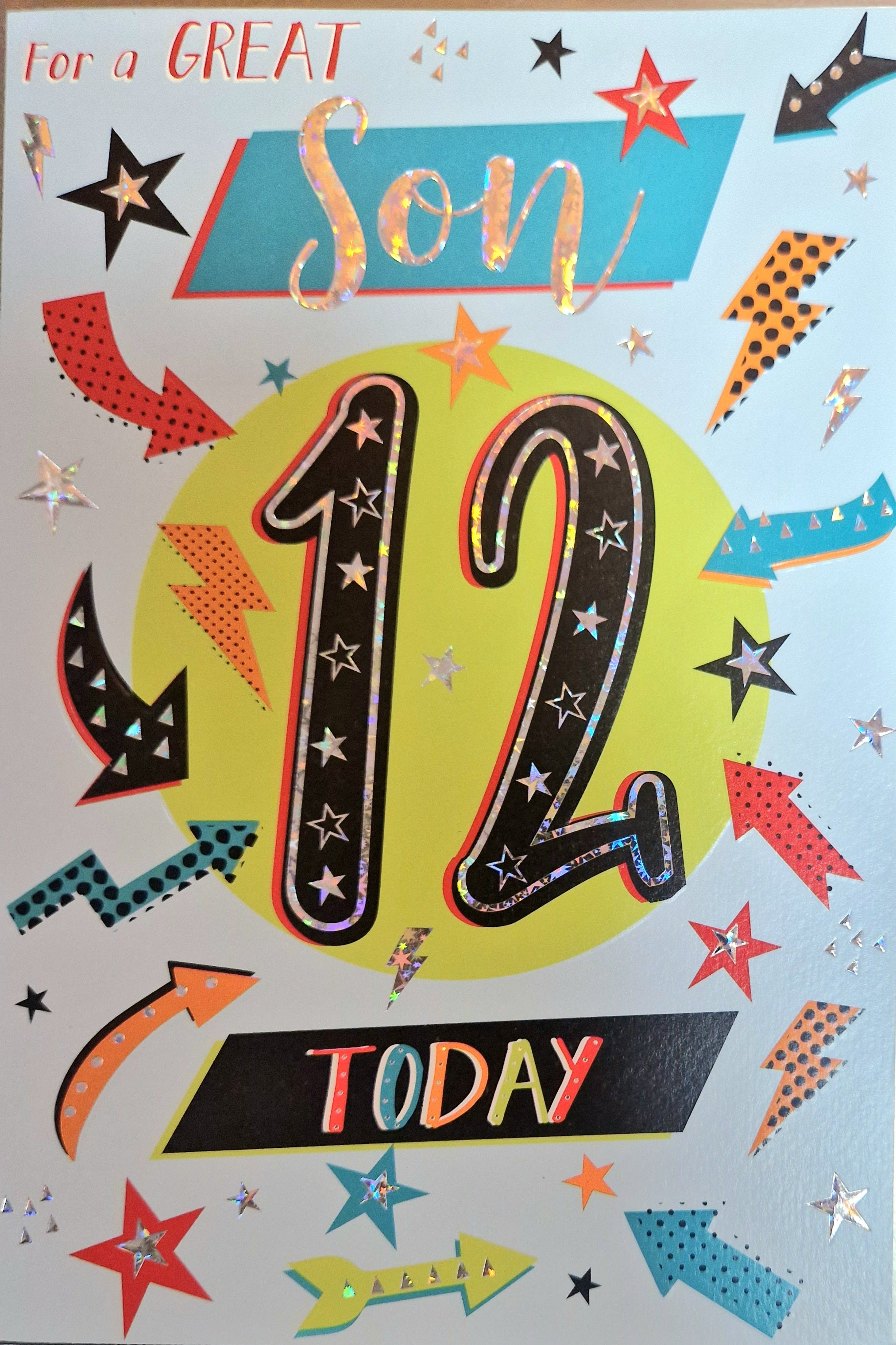 Son 12th Birthday Card