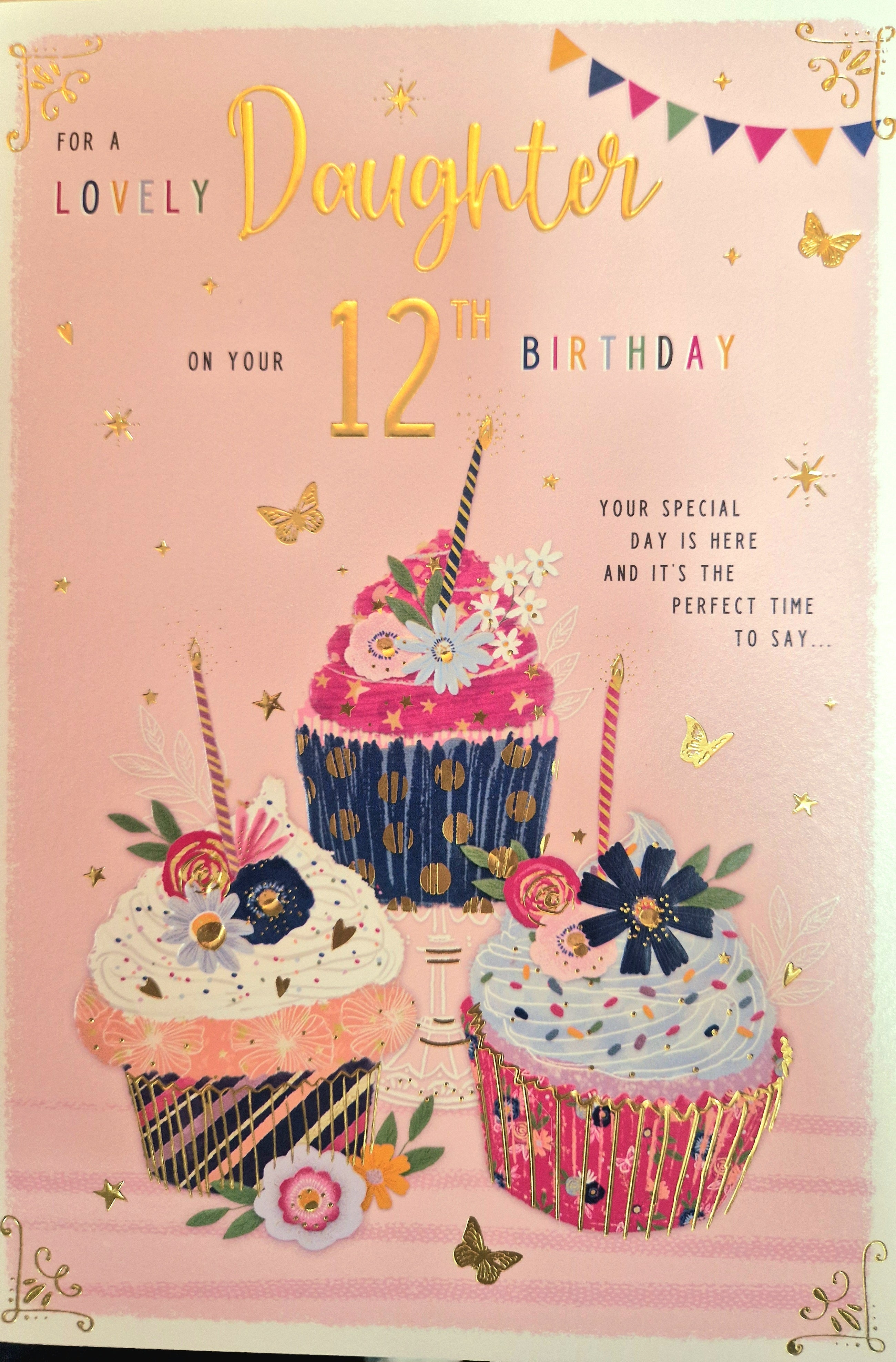 Daughter 12th Birthday Card