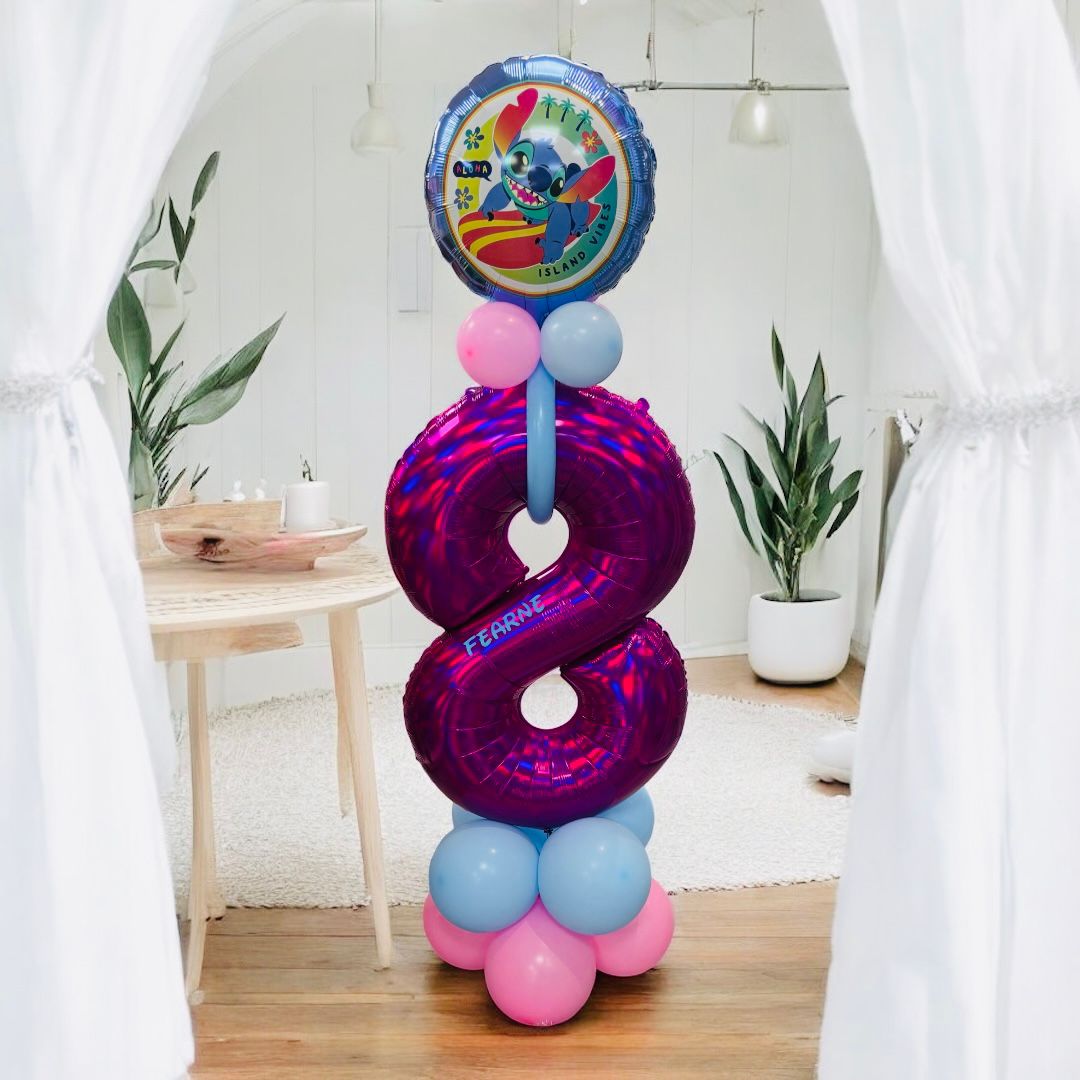 Character Balloon Displays. Lilo and Stitch Balloons