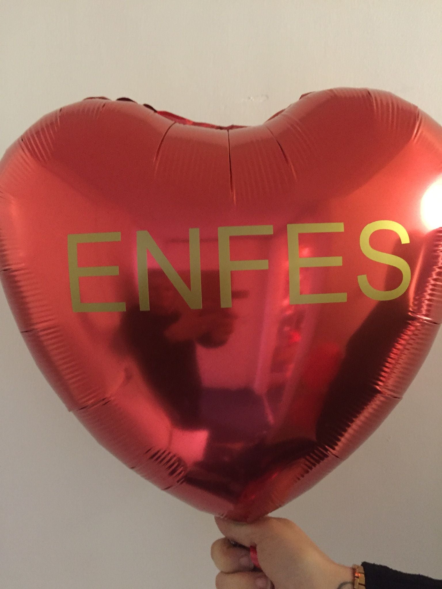 Personalised Heart Balloon.