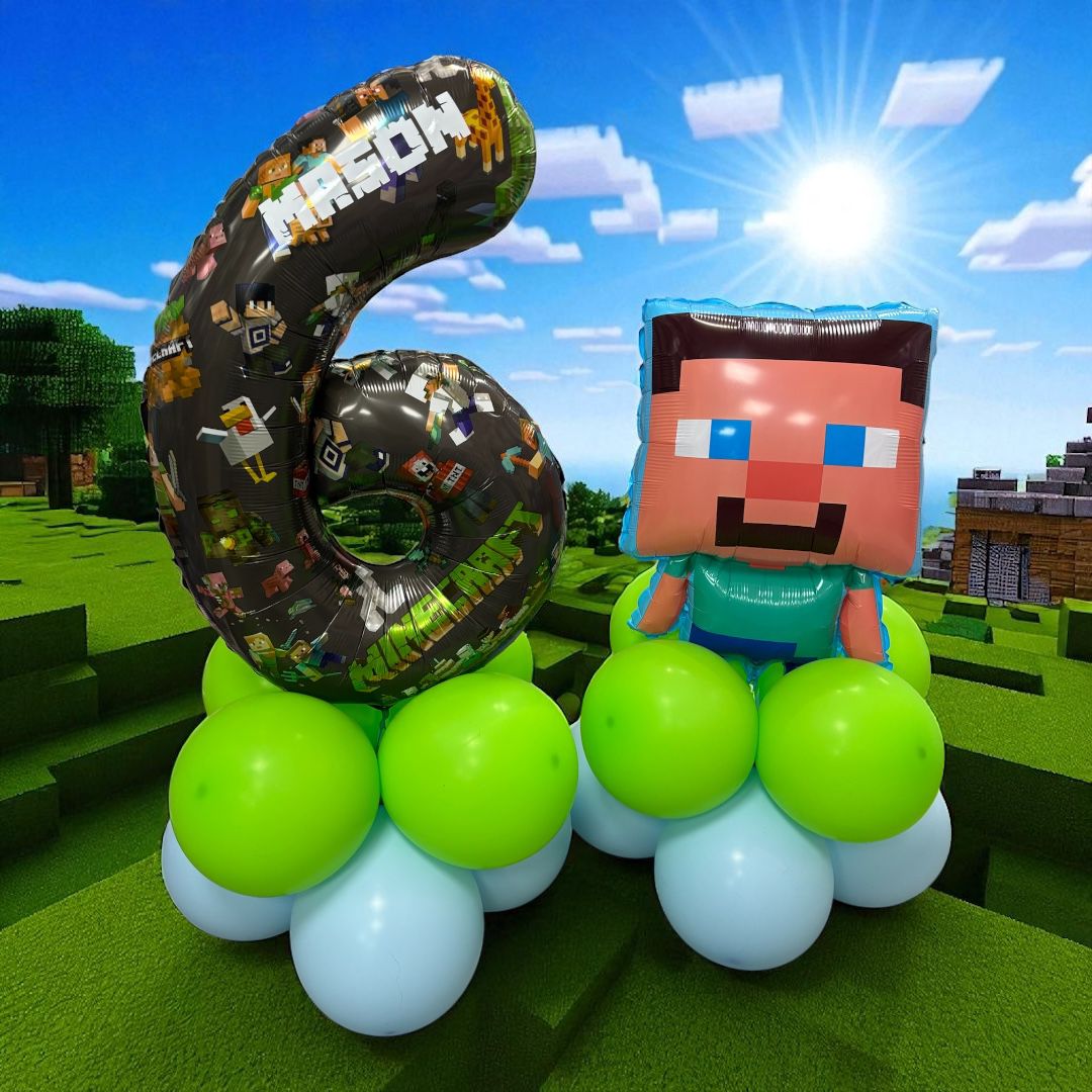 Character Balloon Displays. Minecraft Balloons
