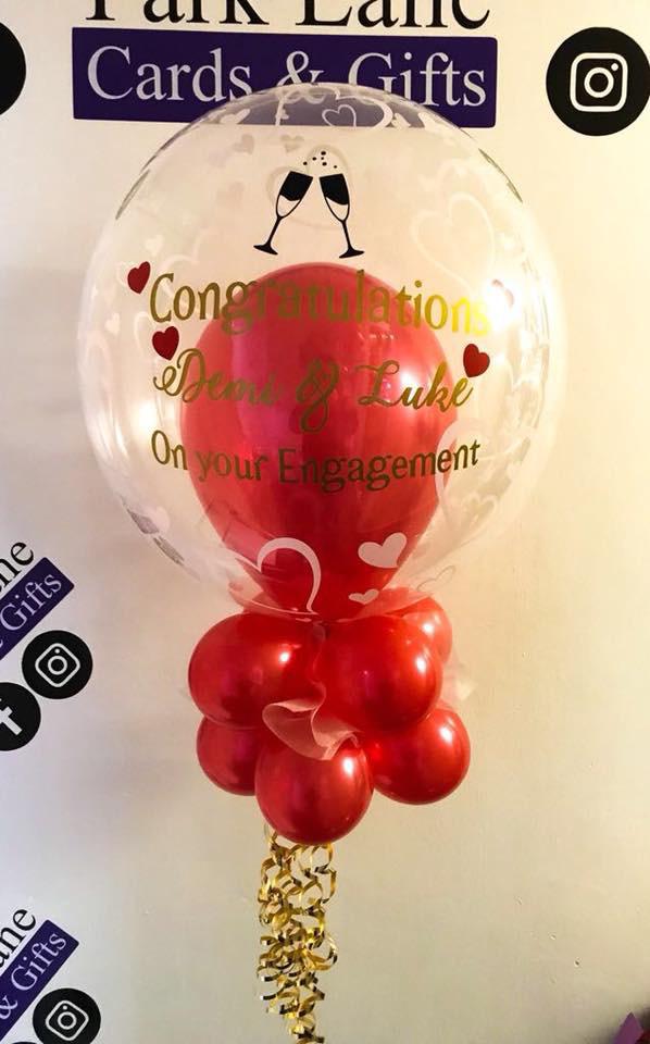 Personalised Anniversary Deco Bubble Local Pick up Only In store