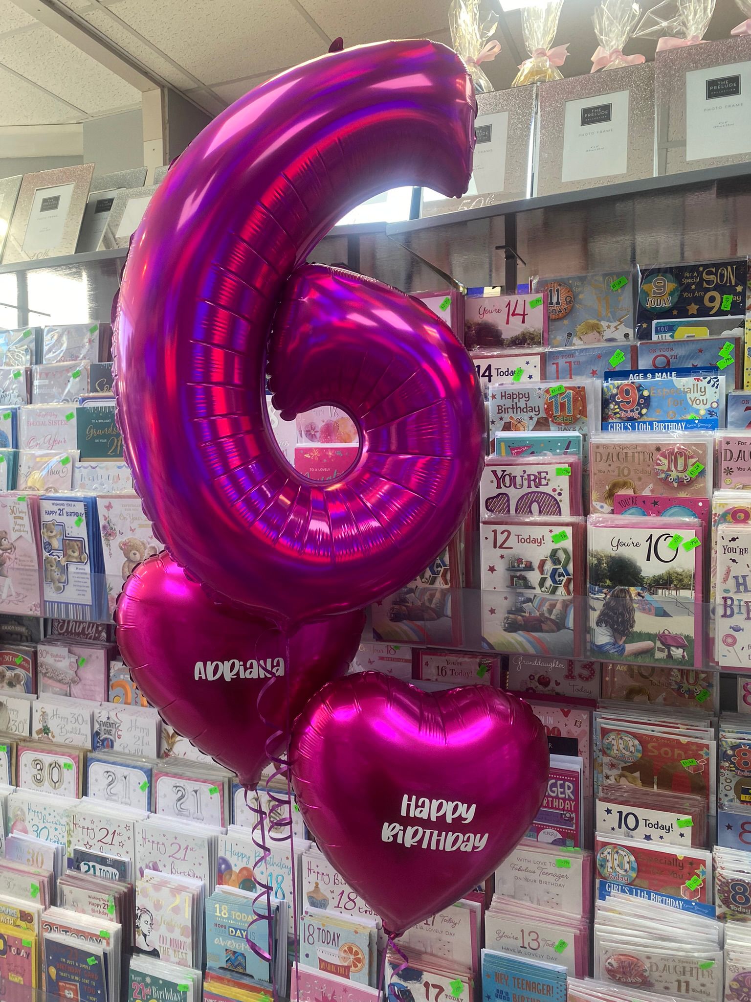 Balloon Bouquet. Age Number Display