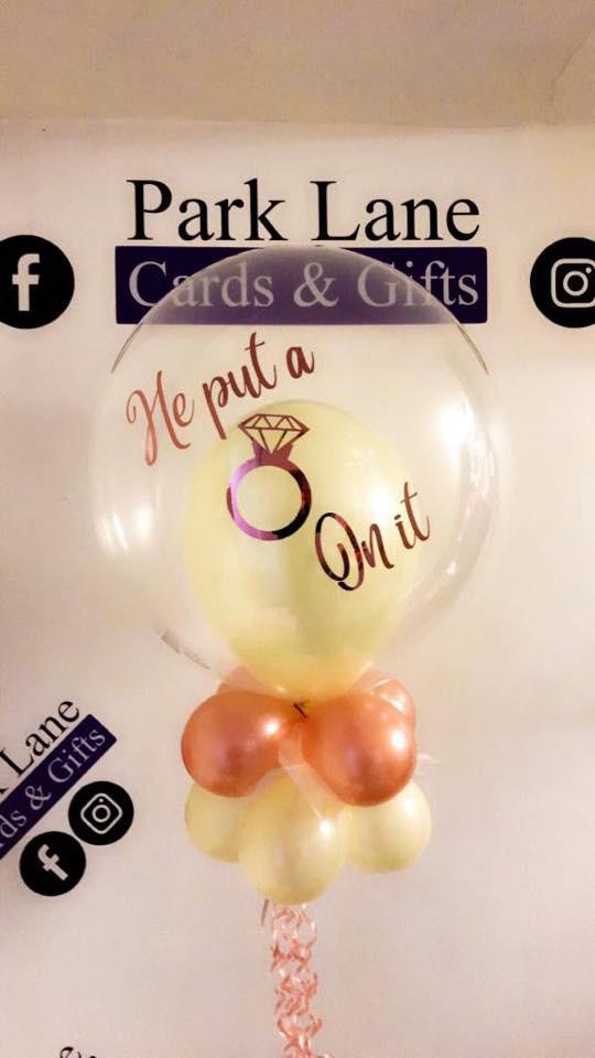 Engagement Deco Bubble Balloons. Local Pick up Only In store