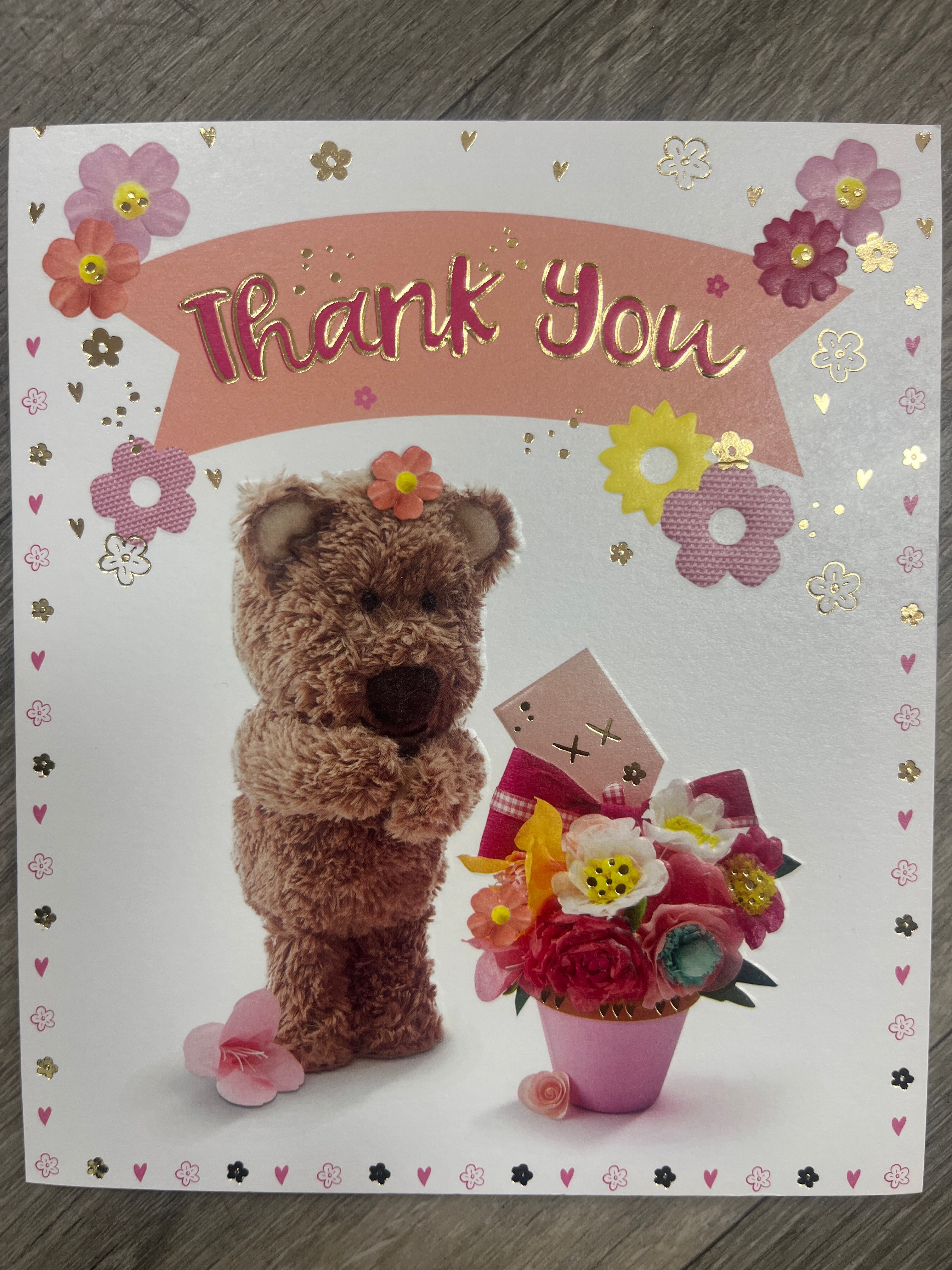 Thank You Card- Female Cute