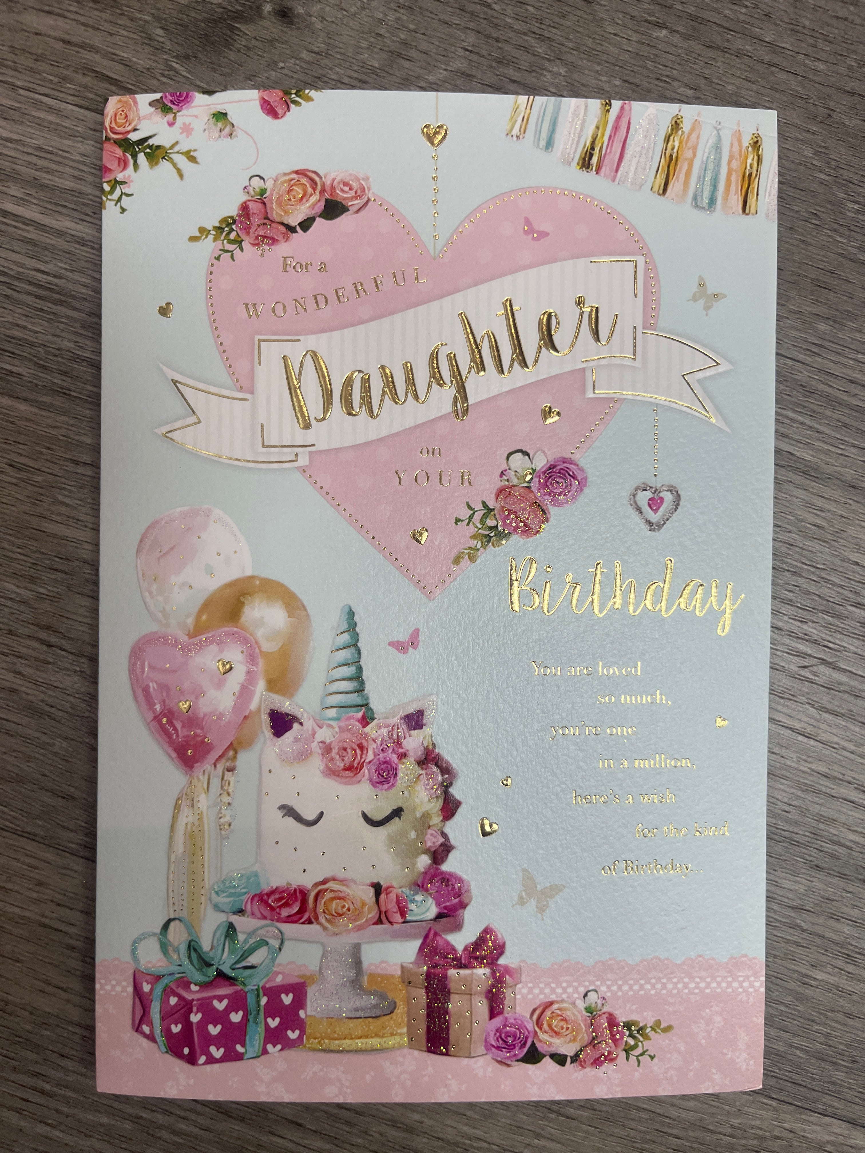 Daughter Birthday Card