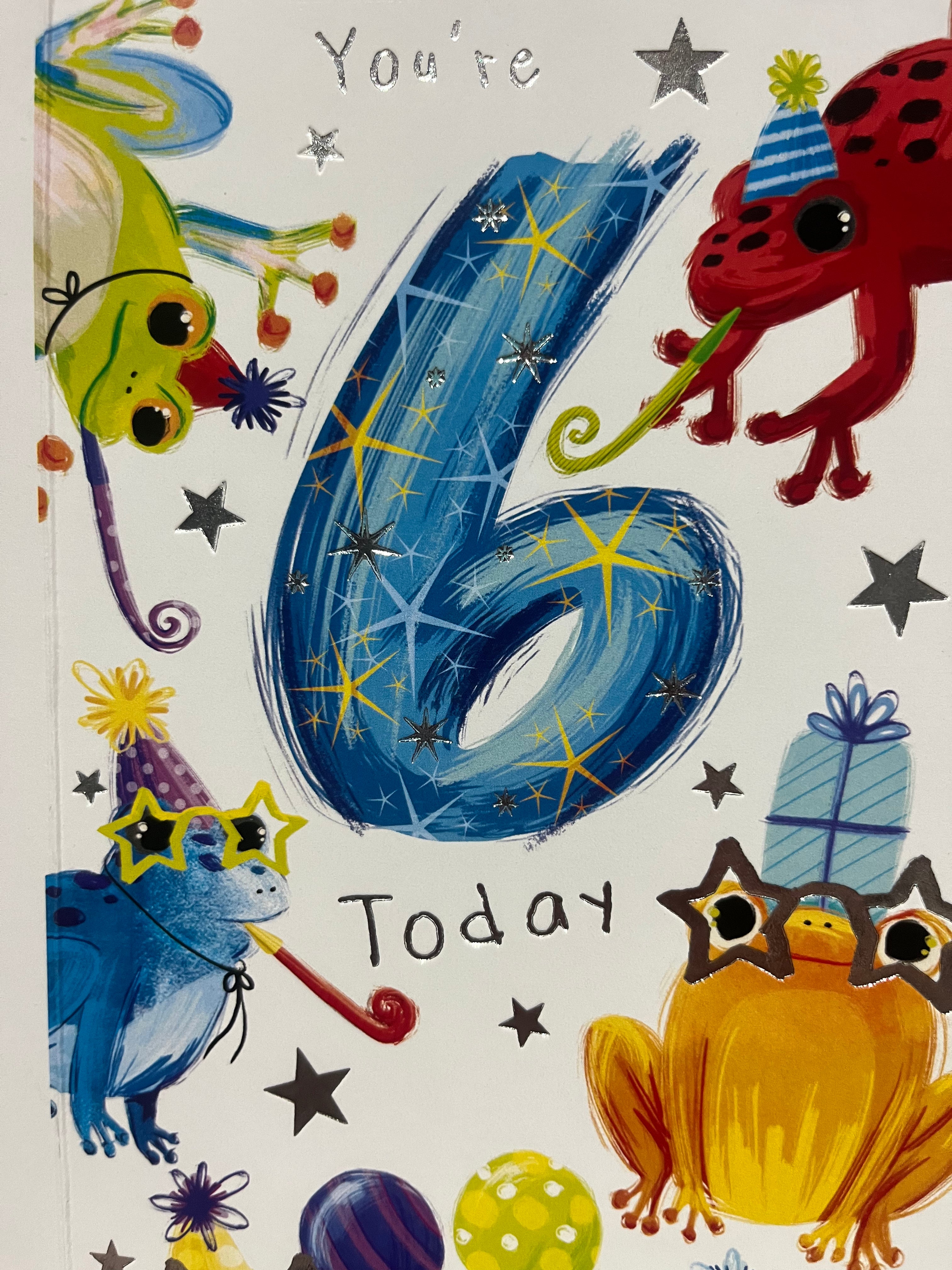 Age 6 Male Birthday Card