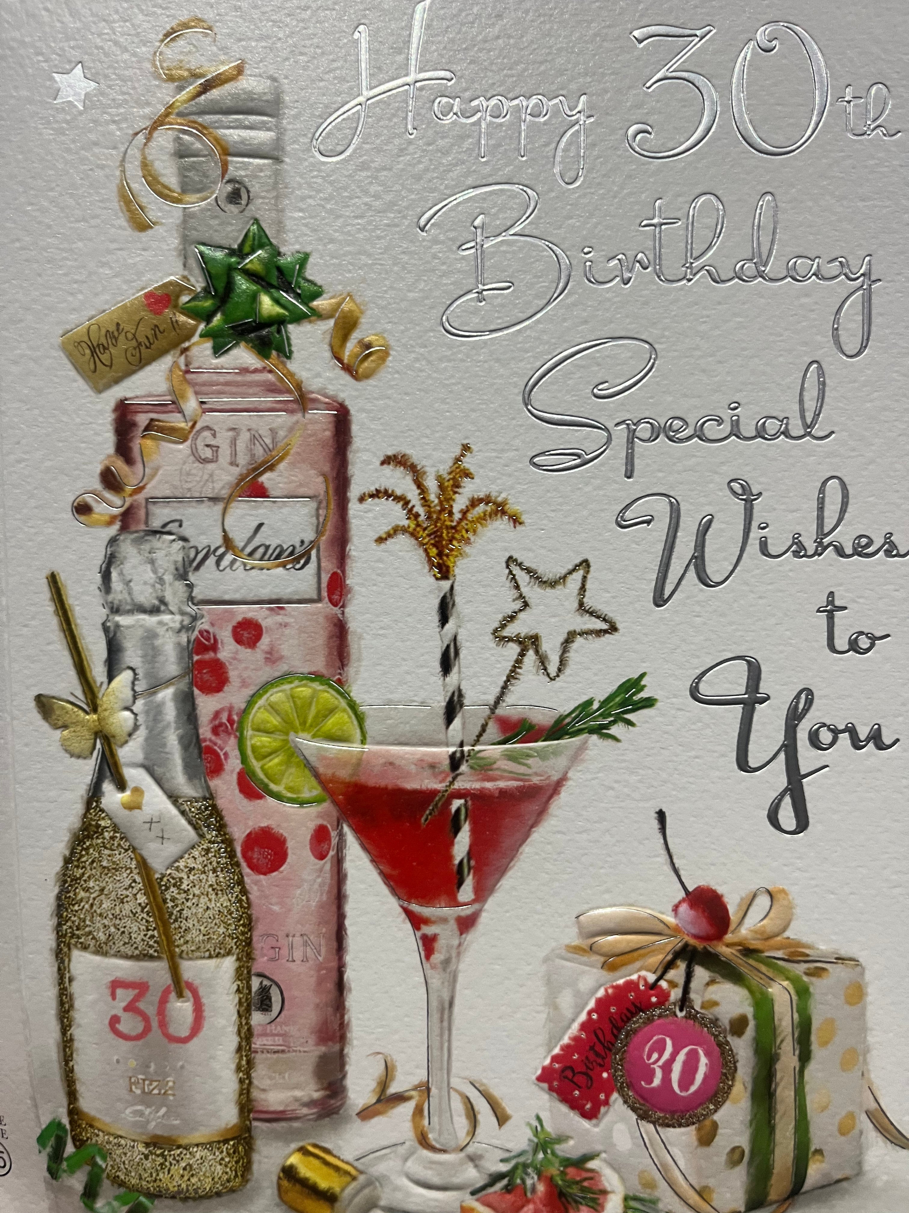 Age 30 Female Birthday Card