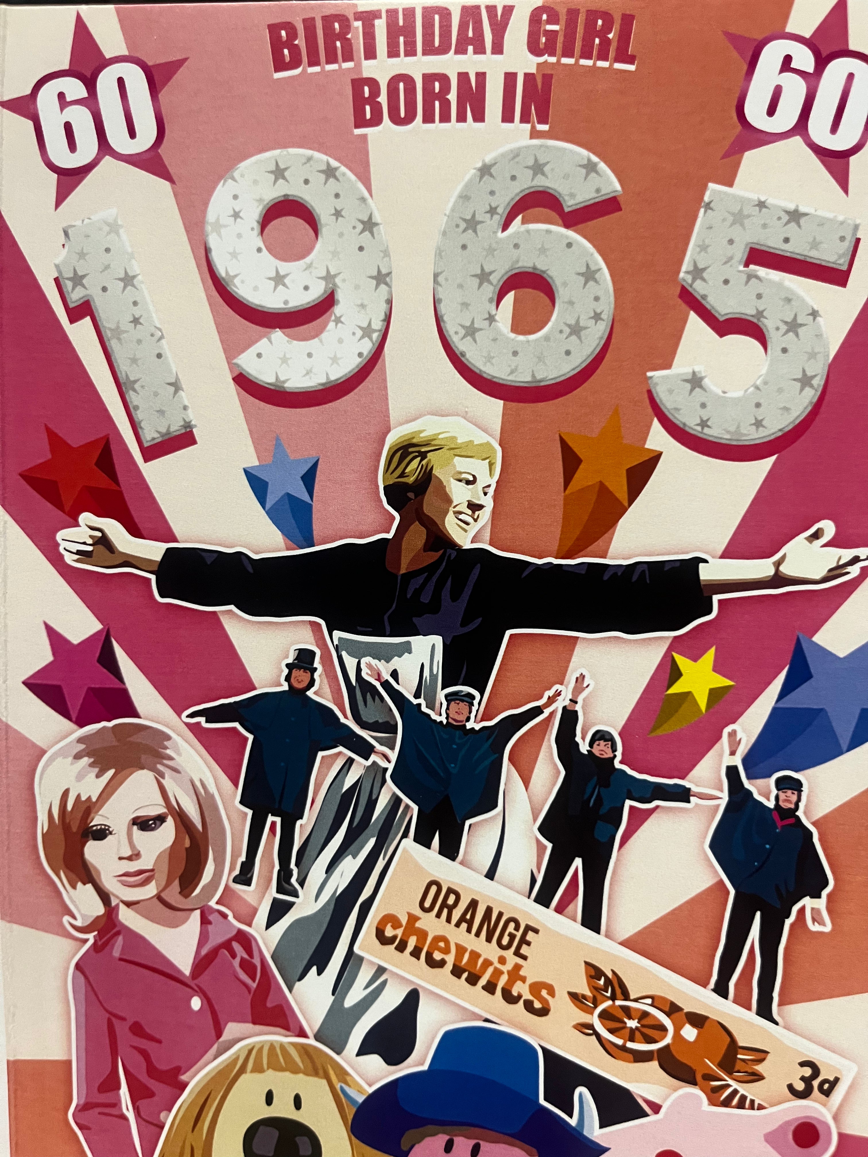 Age 60 Female Birthday Card