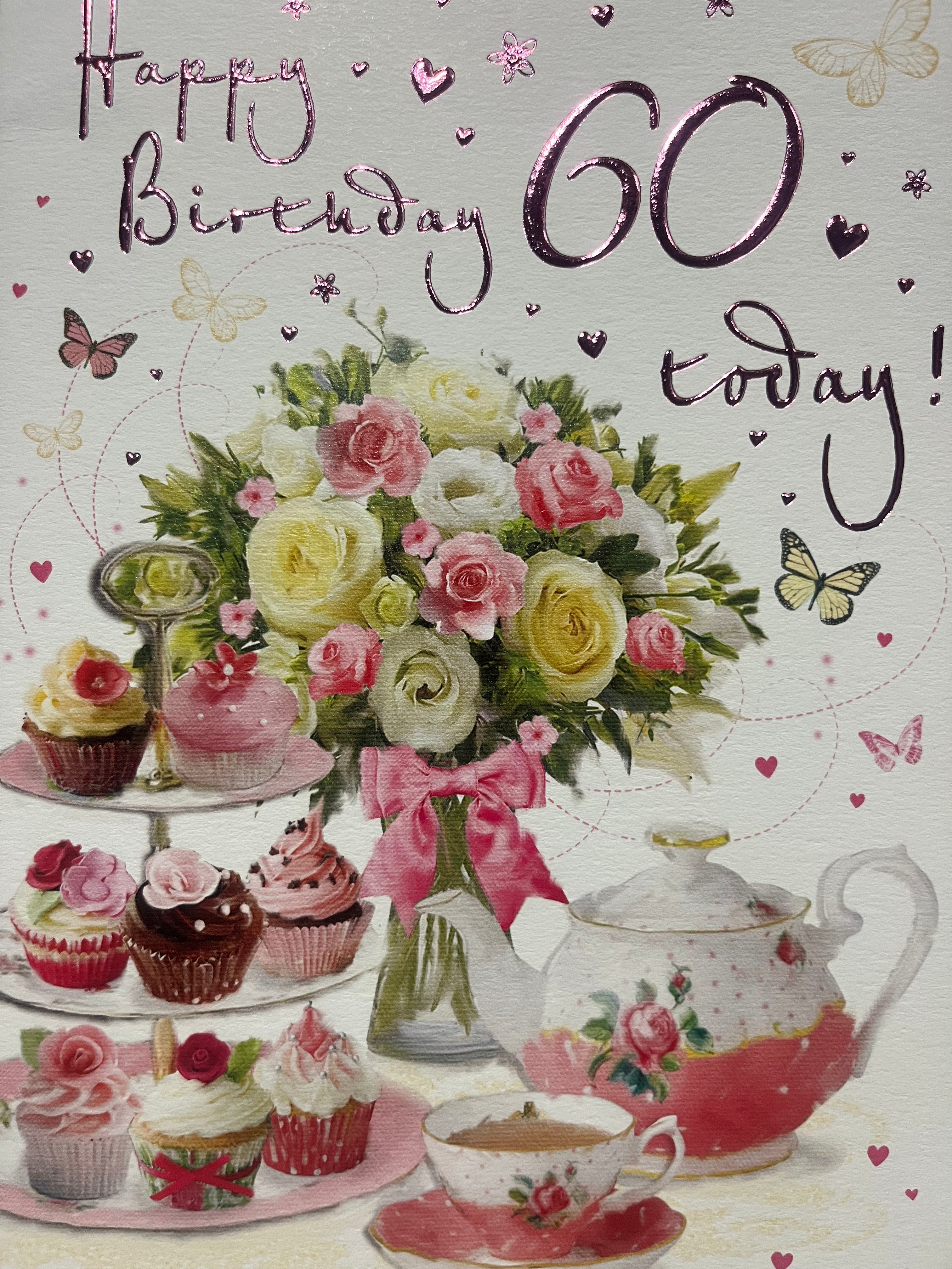 Age 60 Female Birthday Card