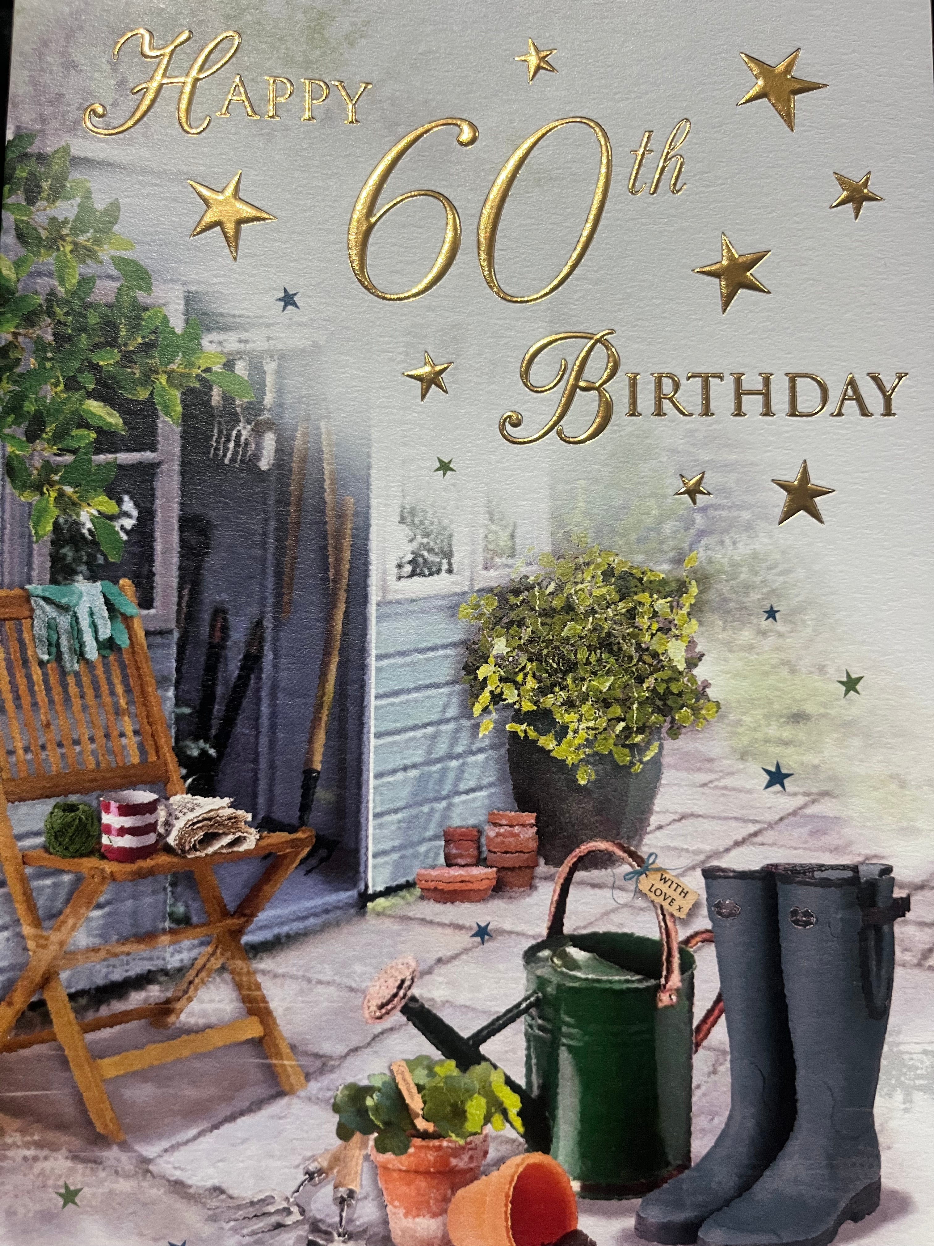 Age 60 Male Birthday Card