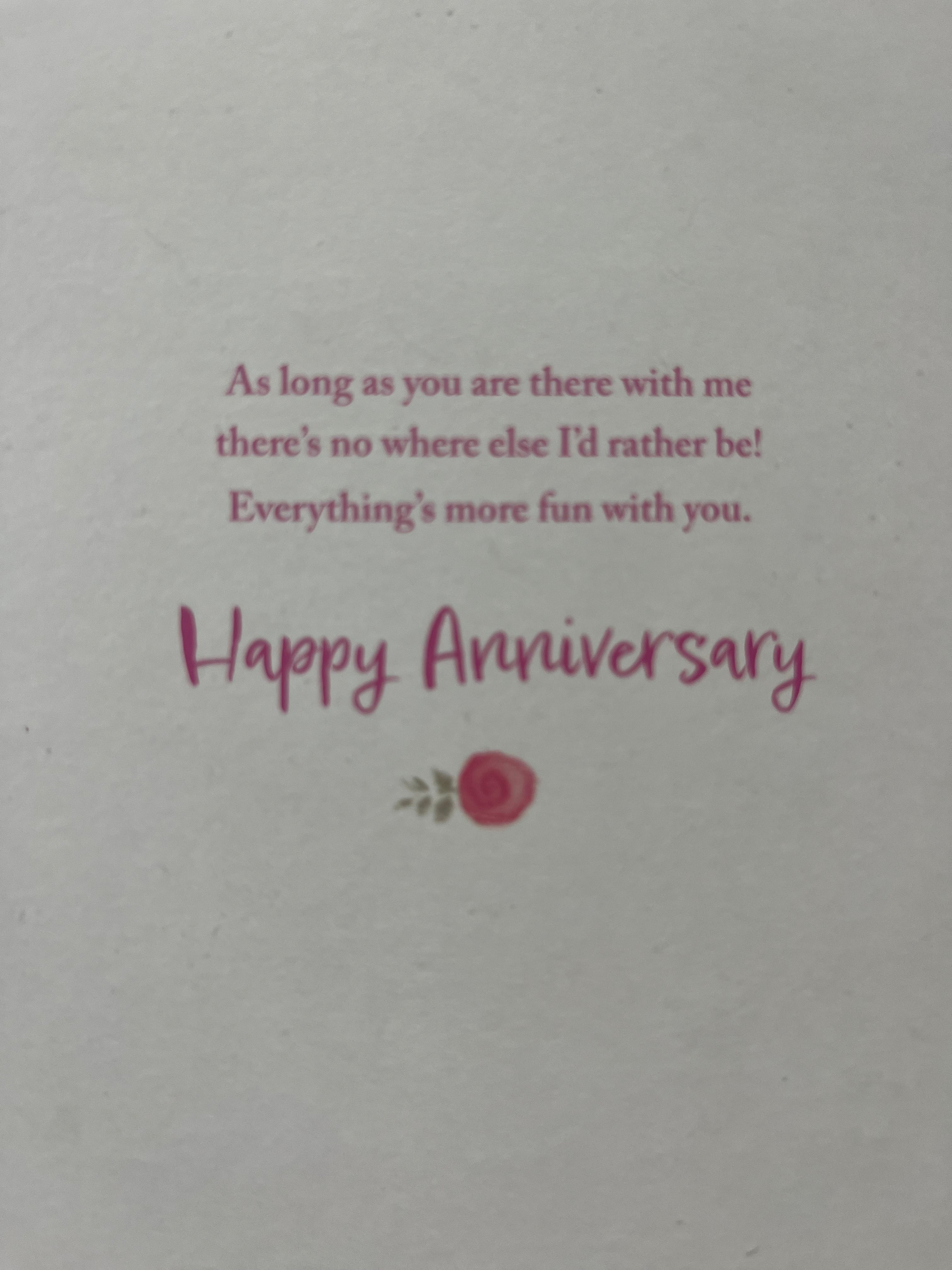 Wife Anniversary Card