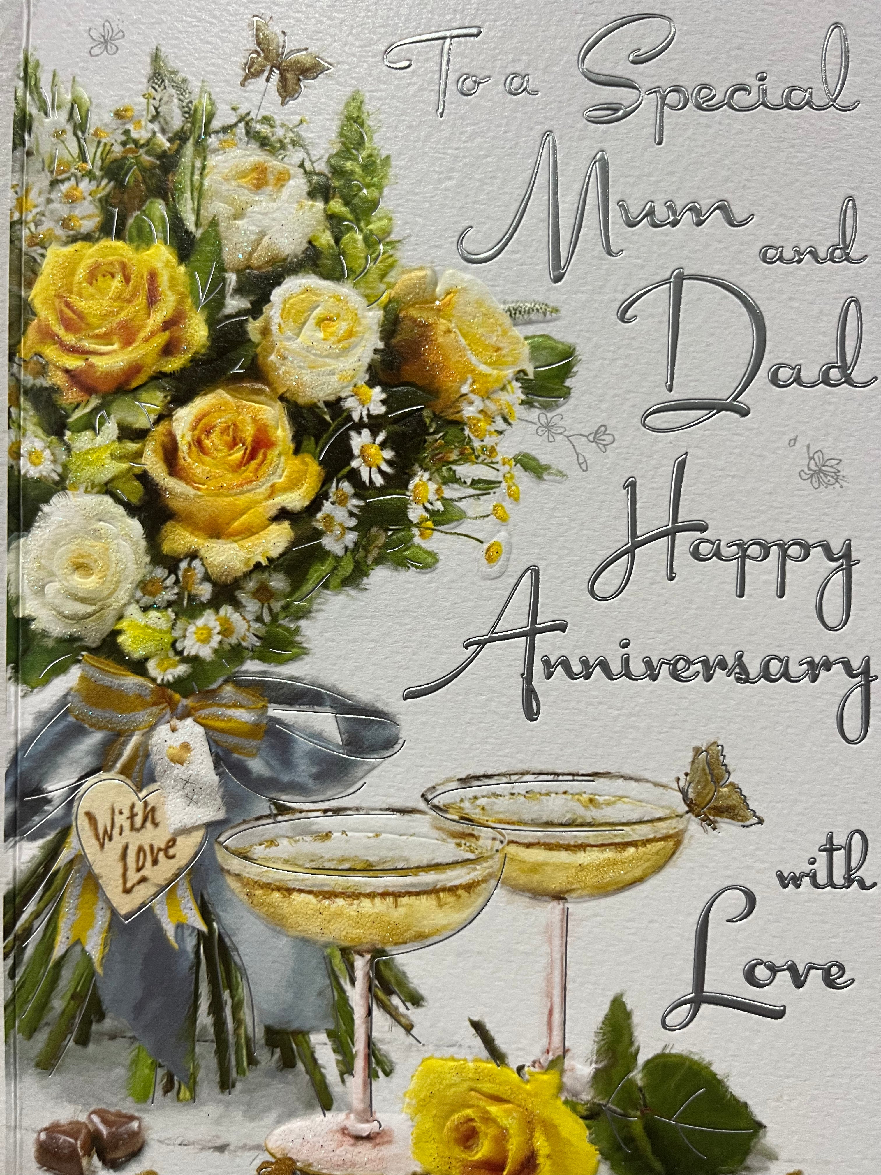 Mum and Dad Anniversary Cards