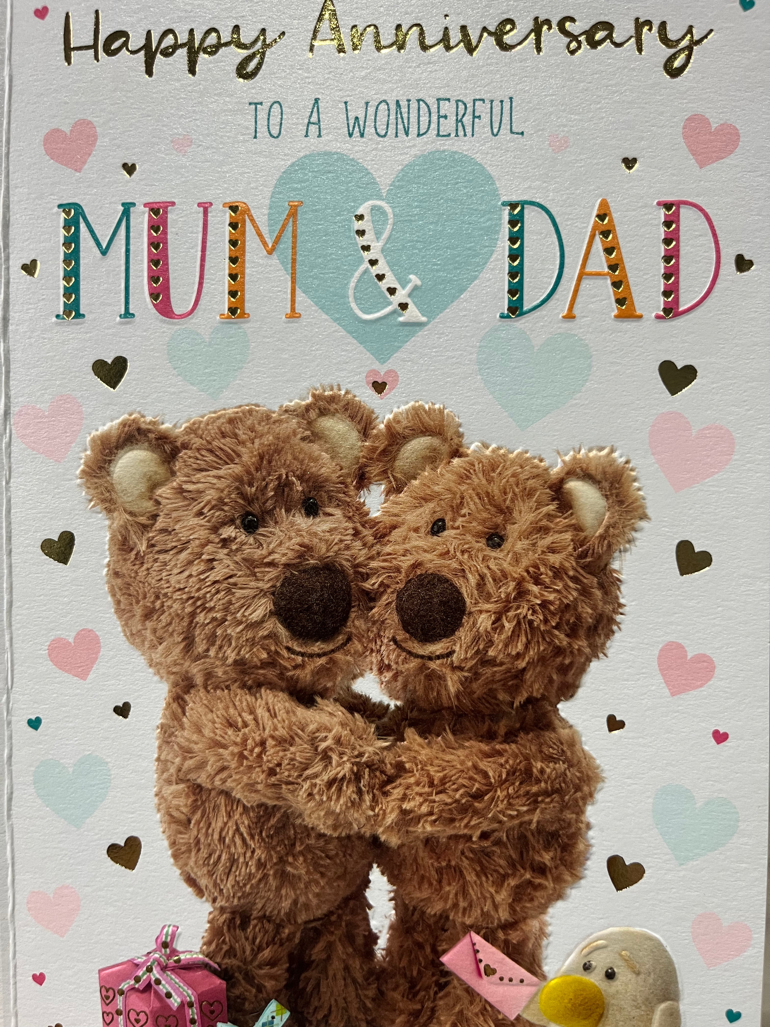 Mum and Dad Anniversary Cards