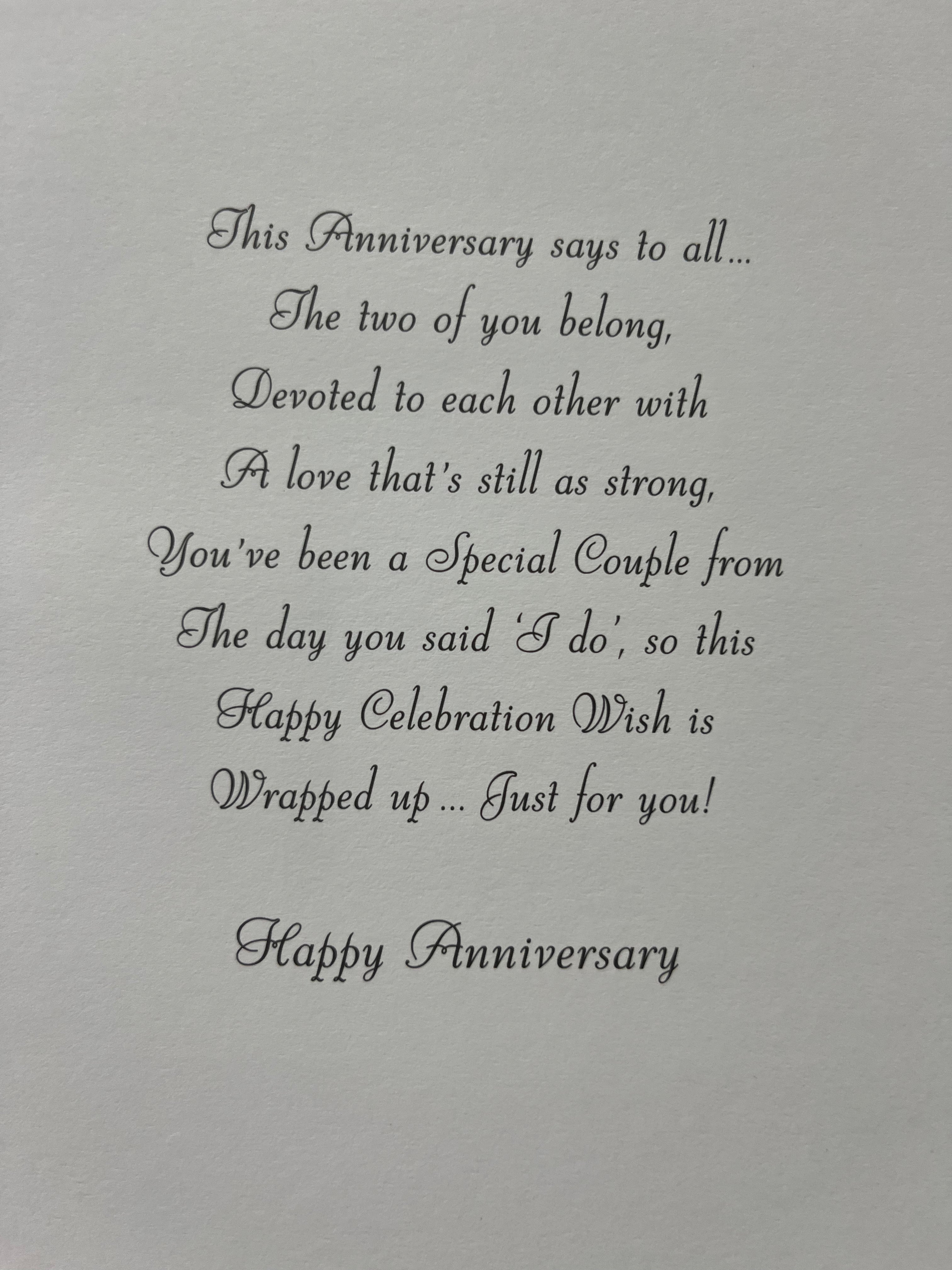 Sister and Brother in Law Anniversary Card