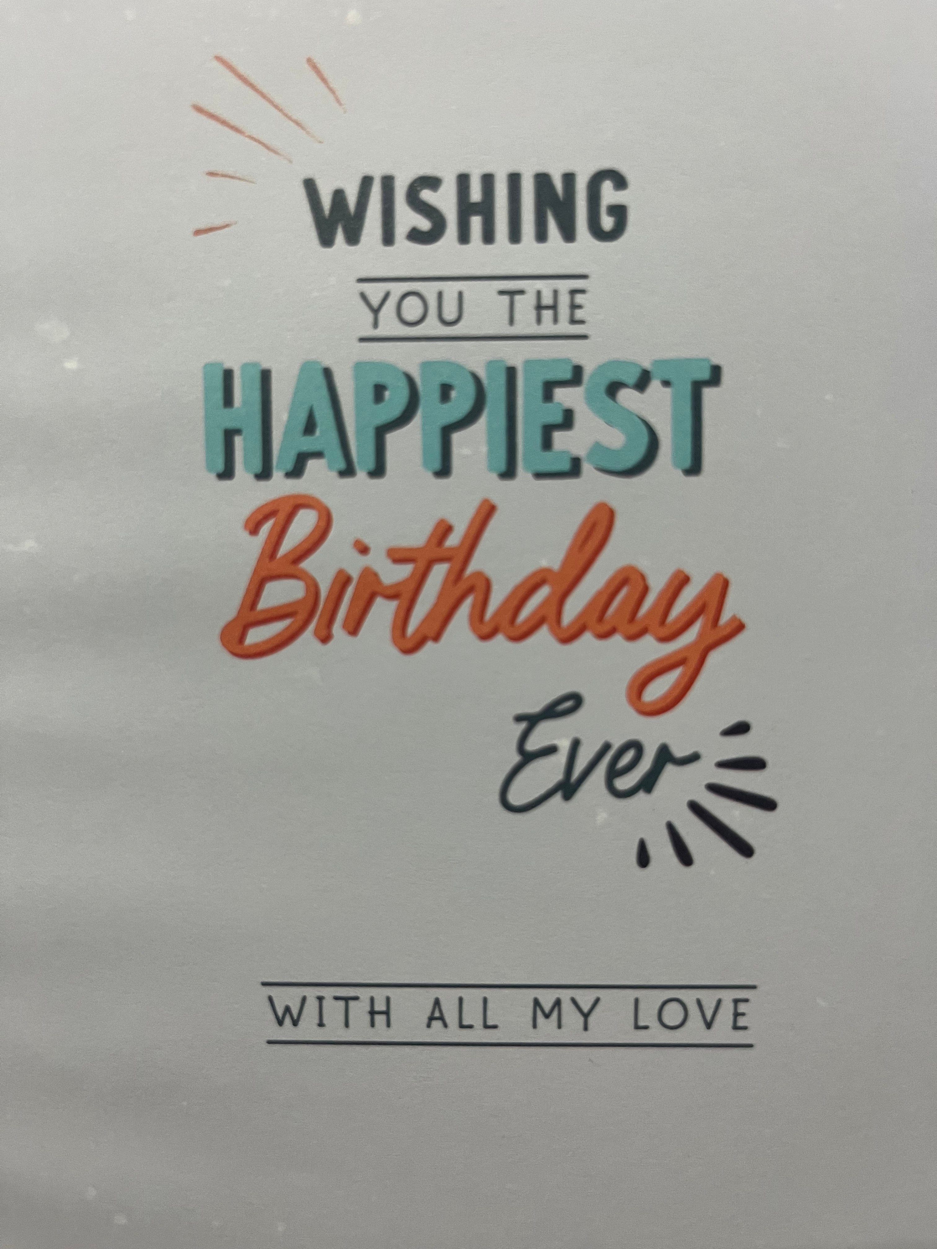 Boyfriend Birthday Card