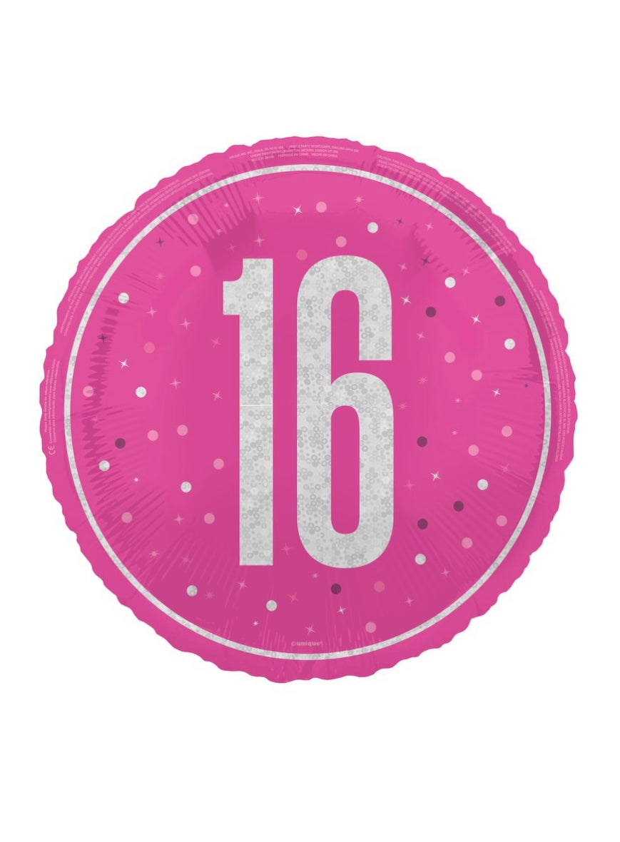 18" Ages 1 to 21 Foil Balloons