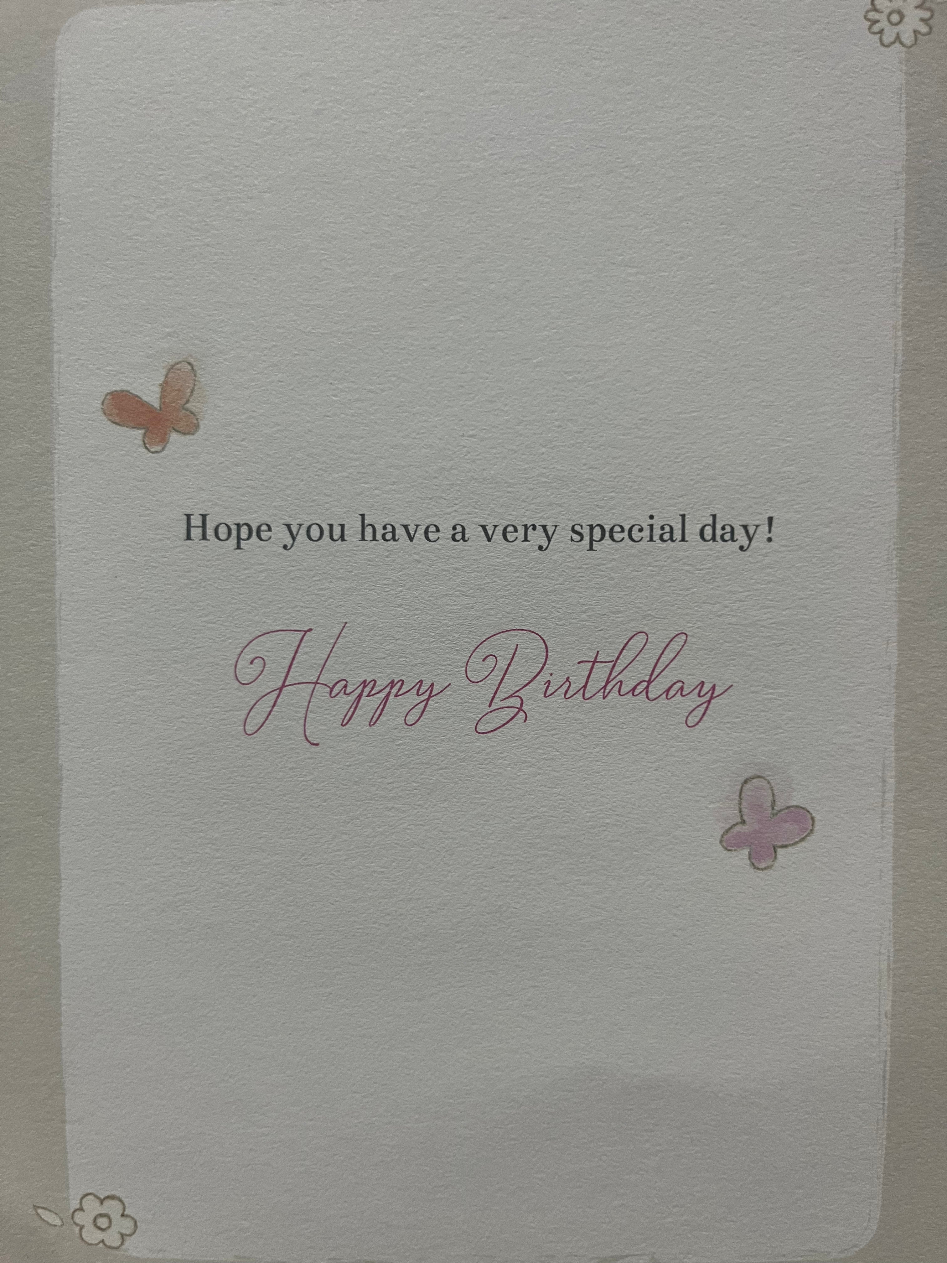 Female Cute Birthday Card