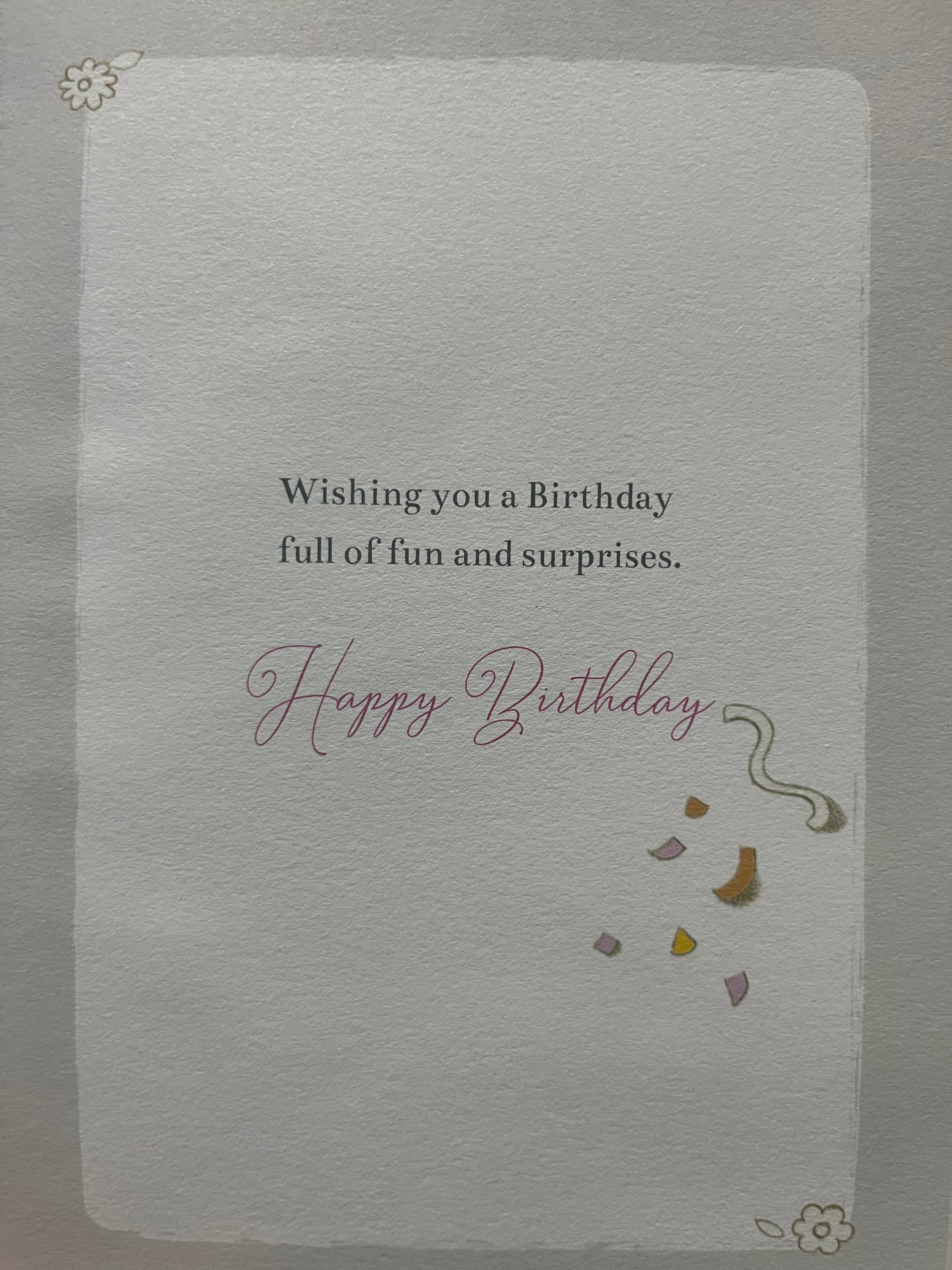 Female Cute Birthday Card