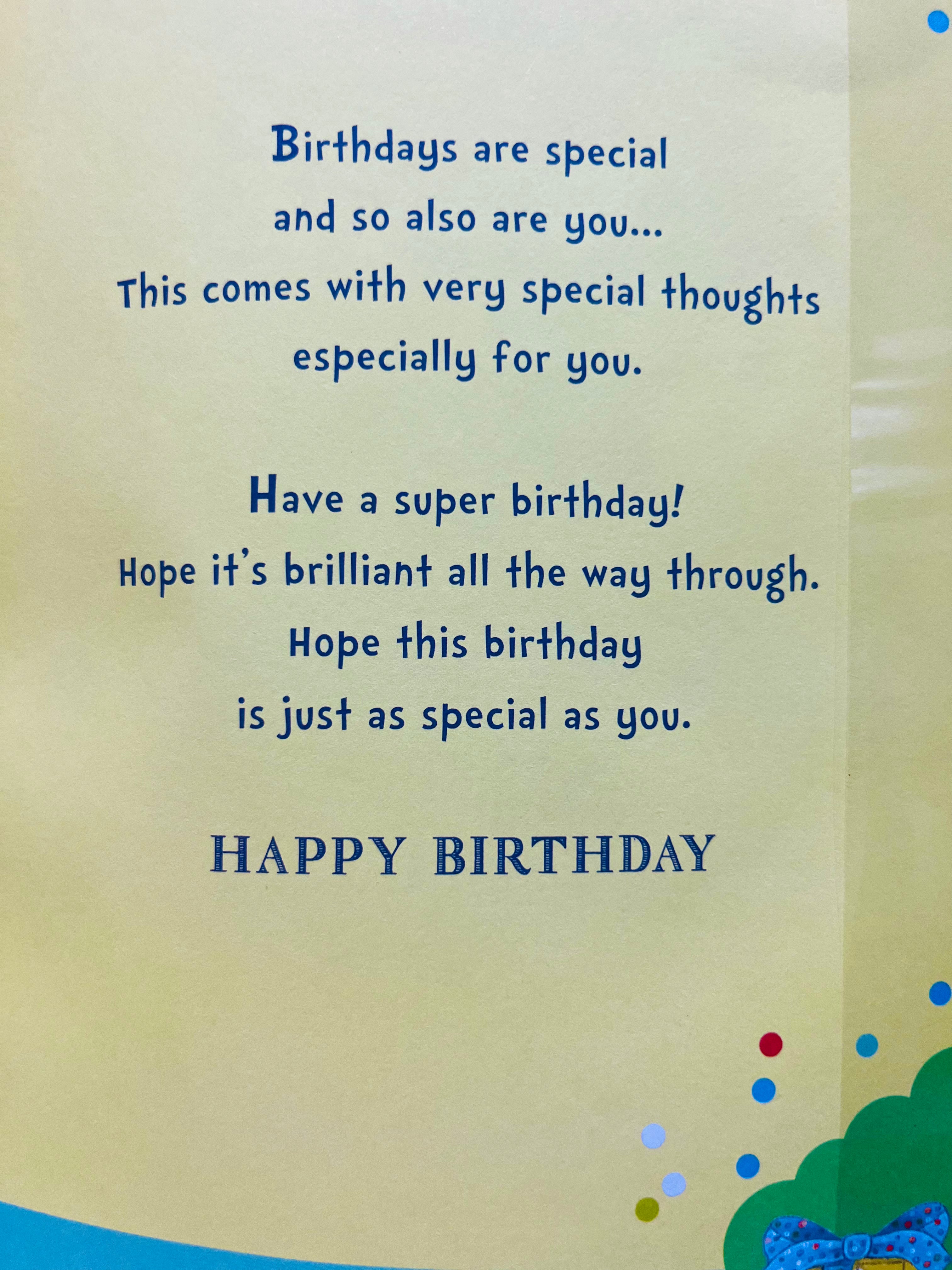 Grandson's 7th Birthday Card