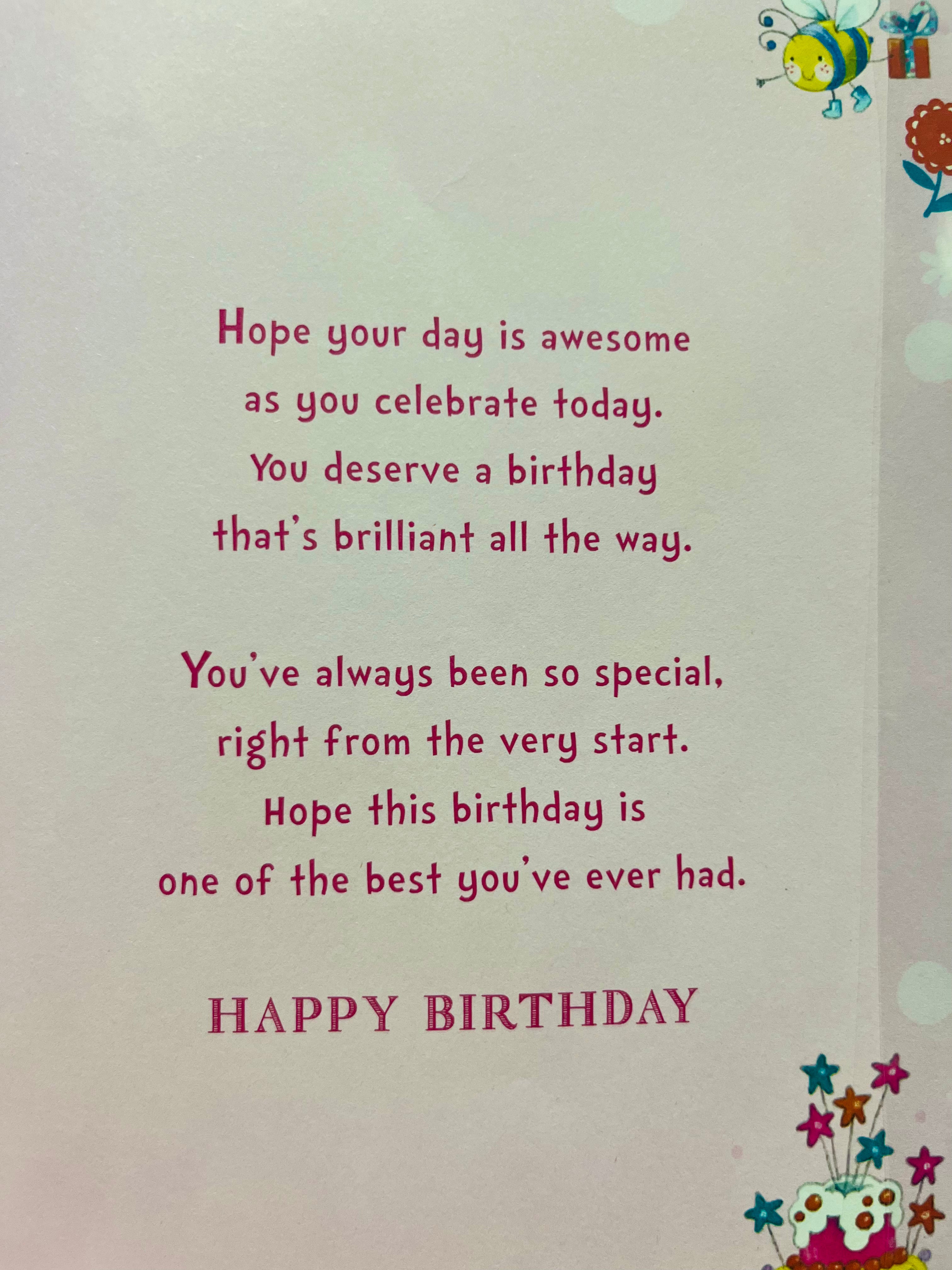 Daughter's 10th Birthday Card
