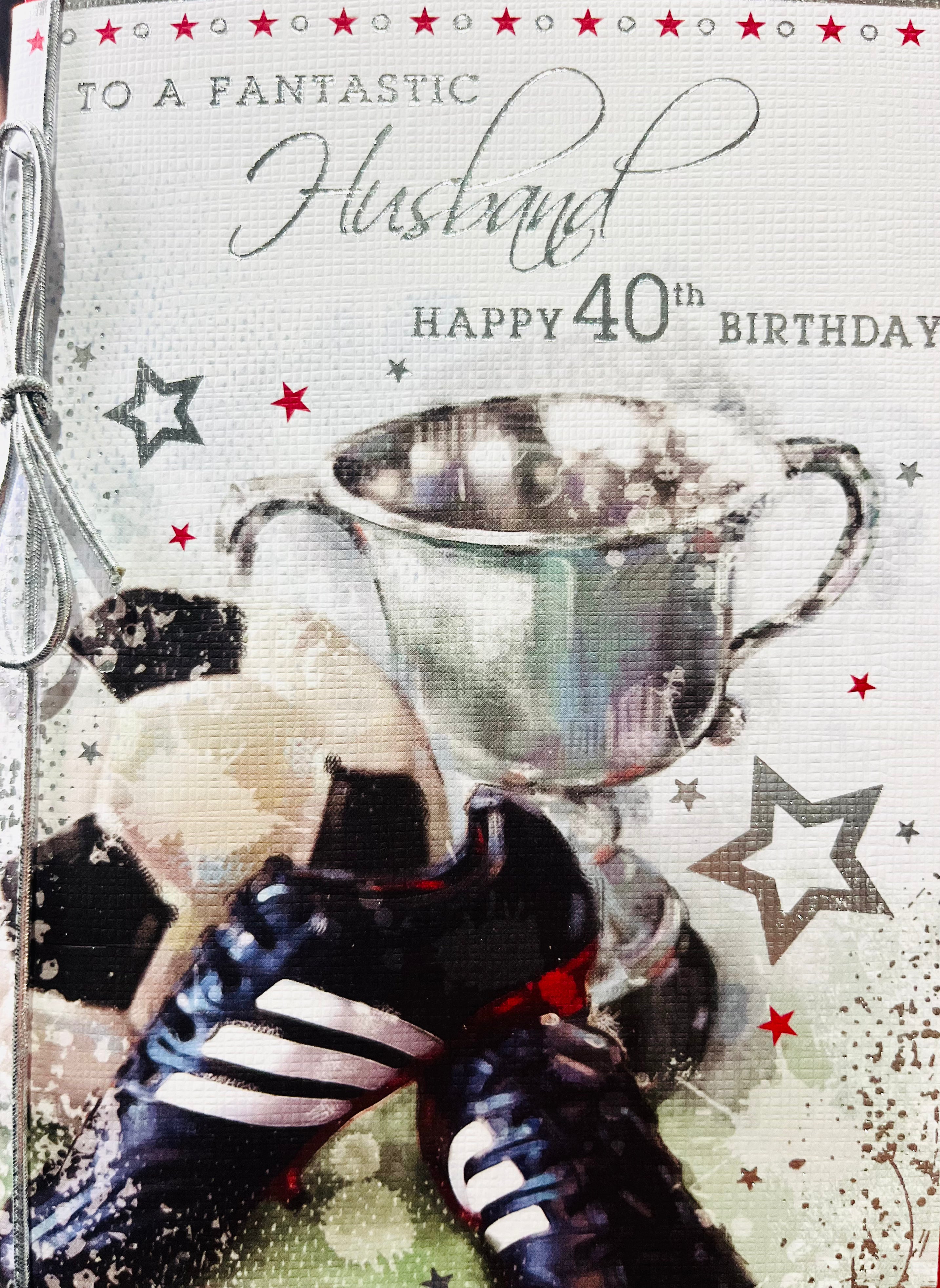 Husband's 40th Birthday Card