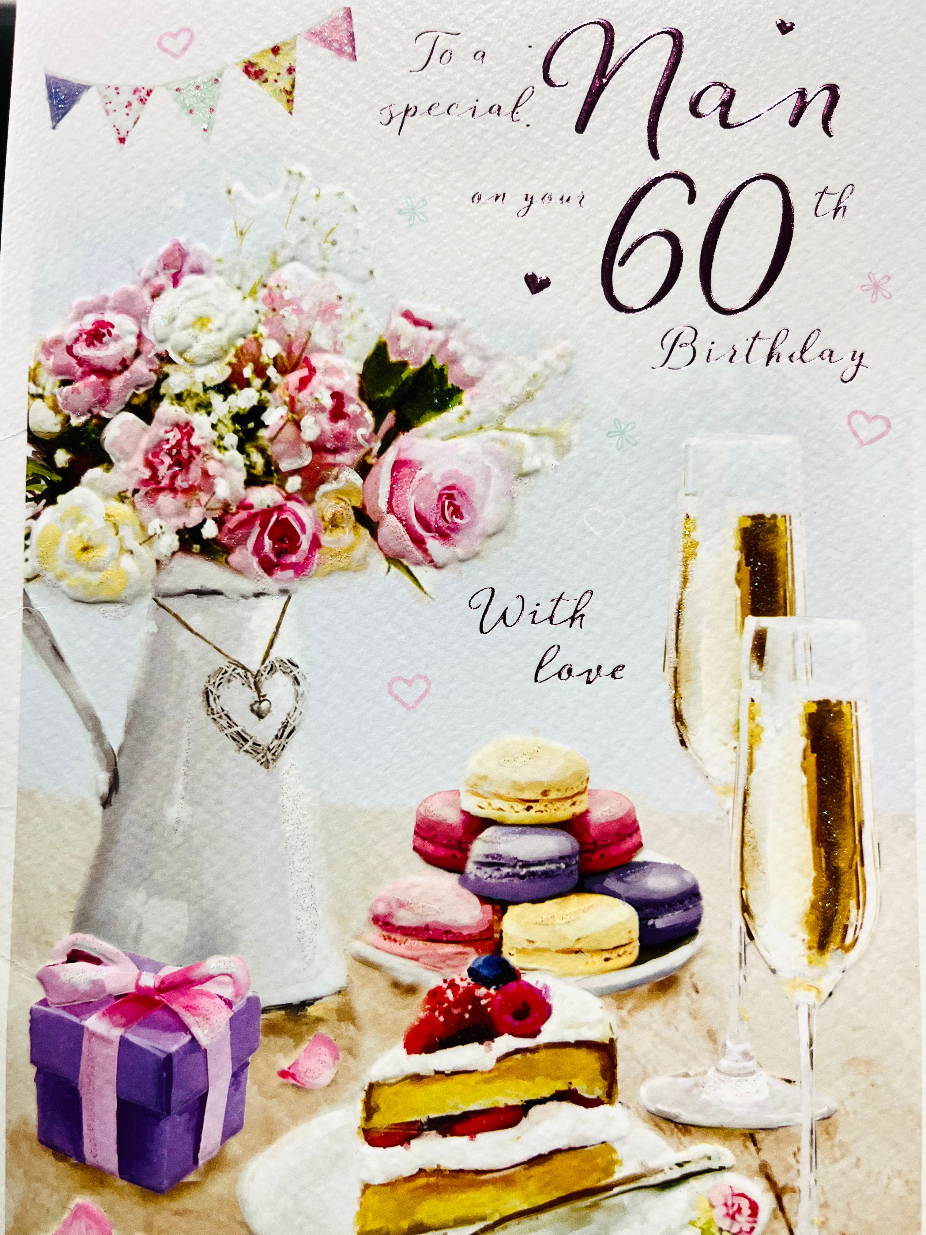 Nan's 60th Birthday Card
