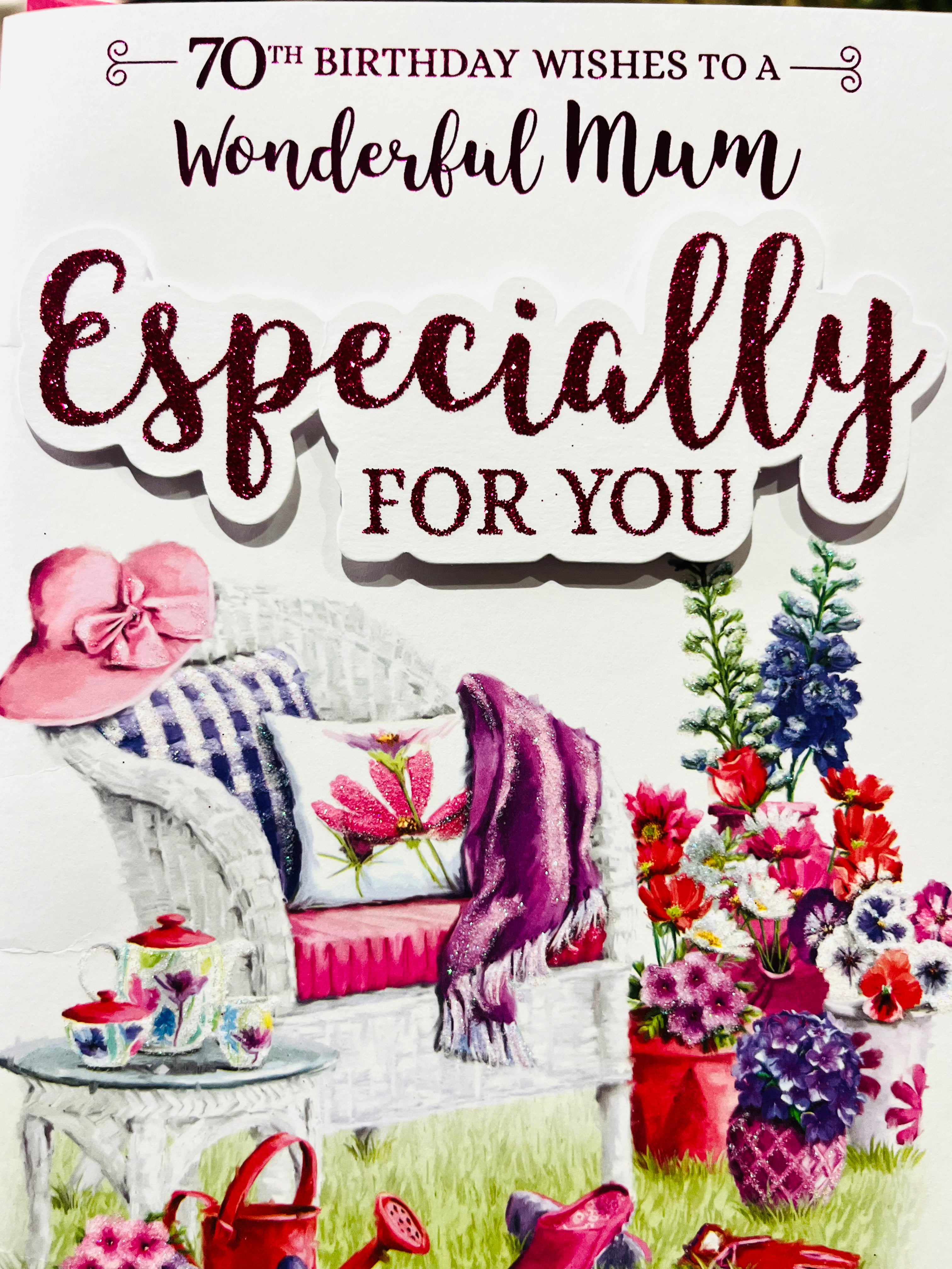 Mum's 70th Birthday Card