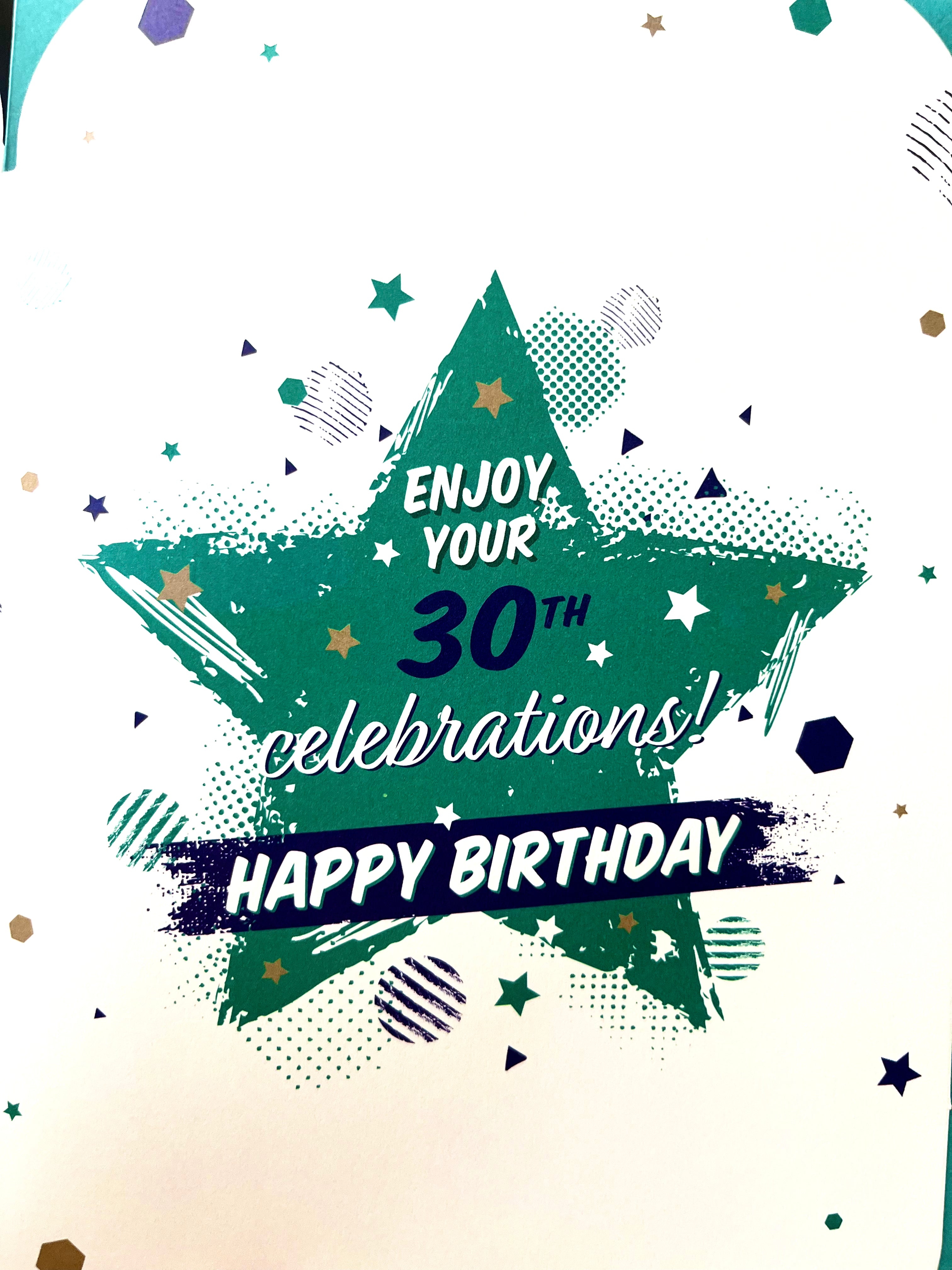 Brother's 30th Birthday Card