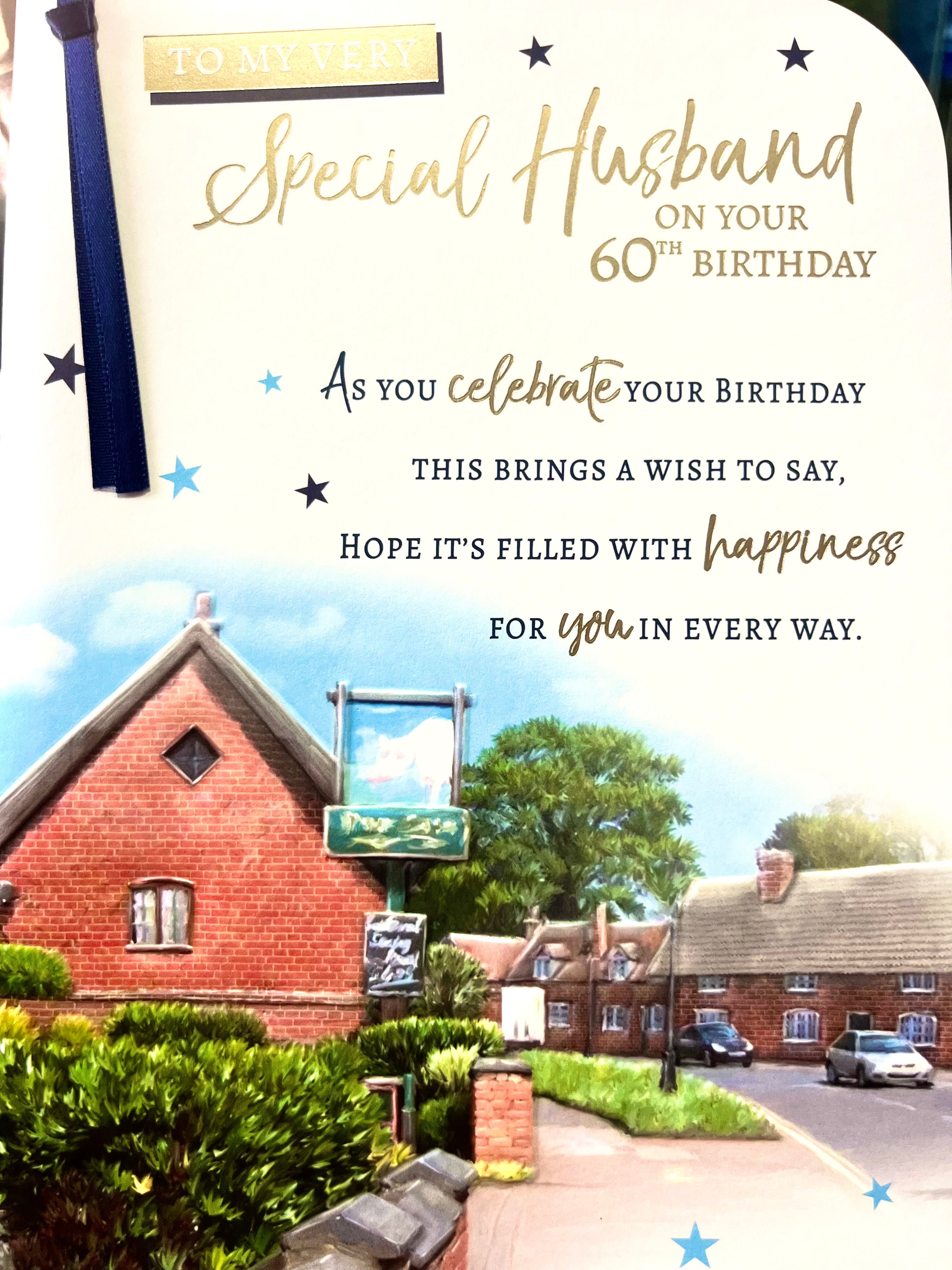 Husband's 60th Birthday Card