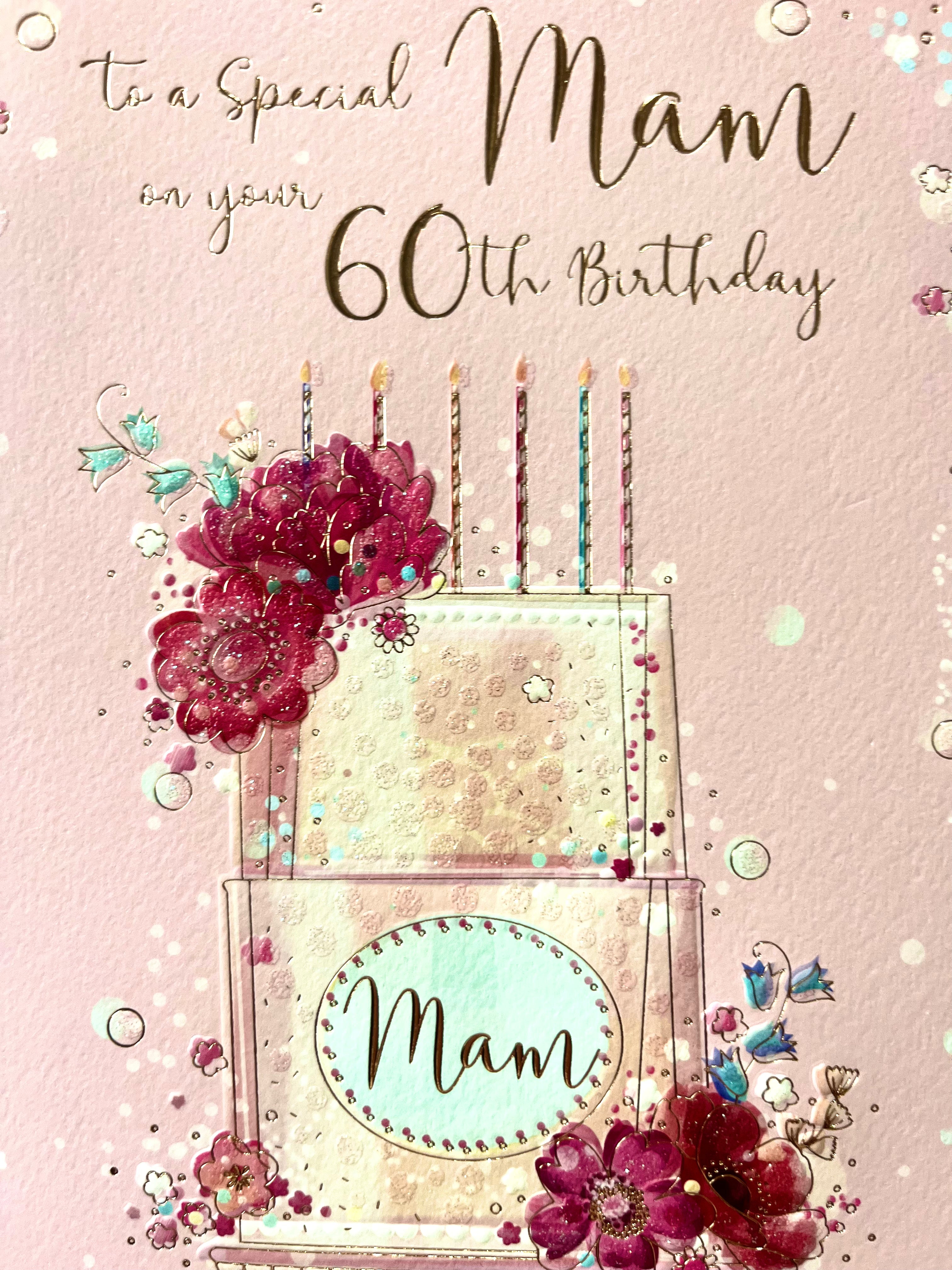Mam's 60th Birthday Card