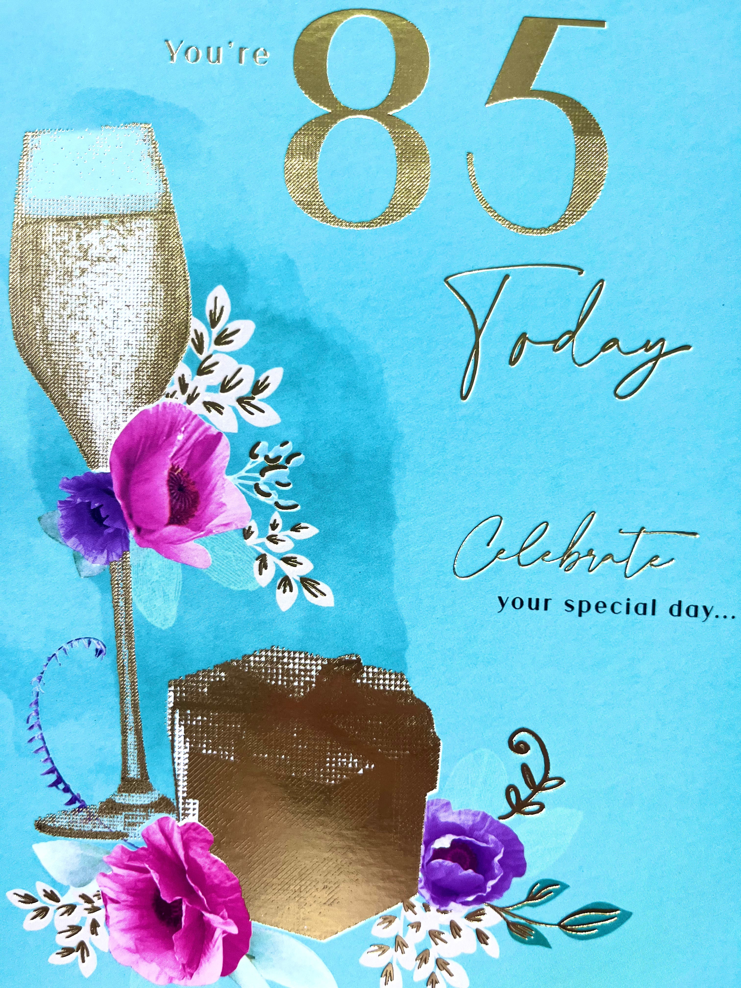 Female 85th Birthday Card