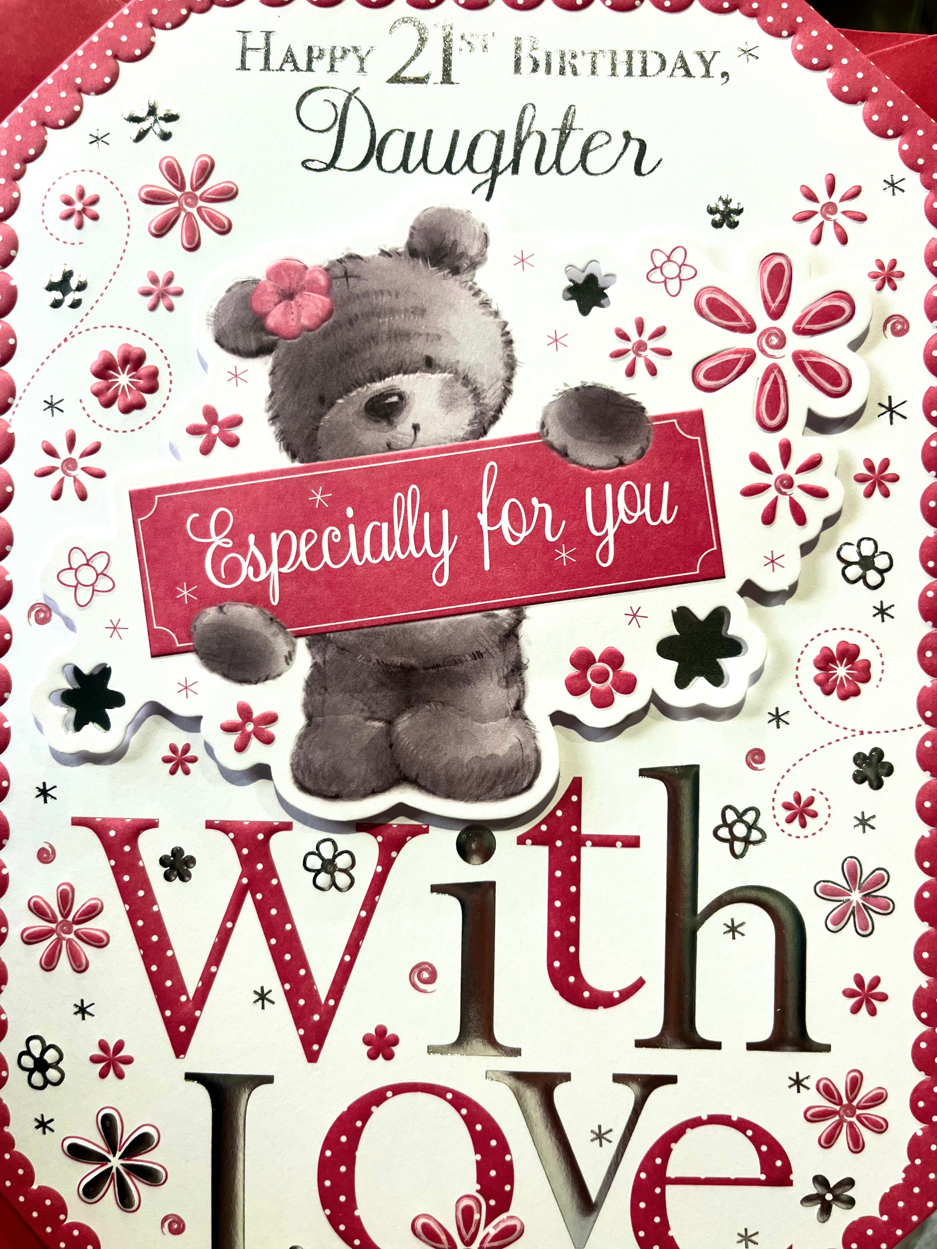 Daughter's 21st Birthday Card