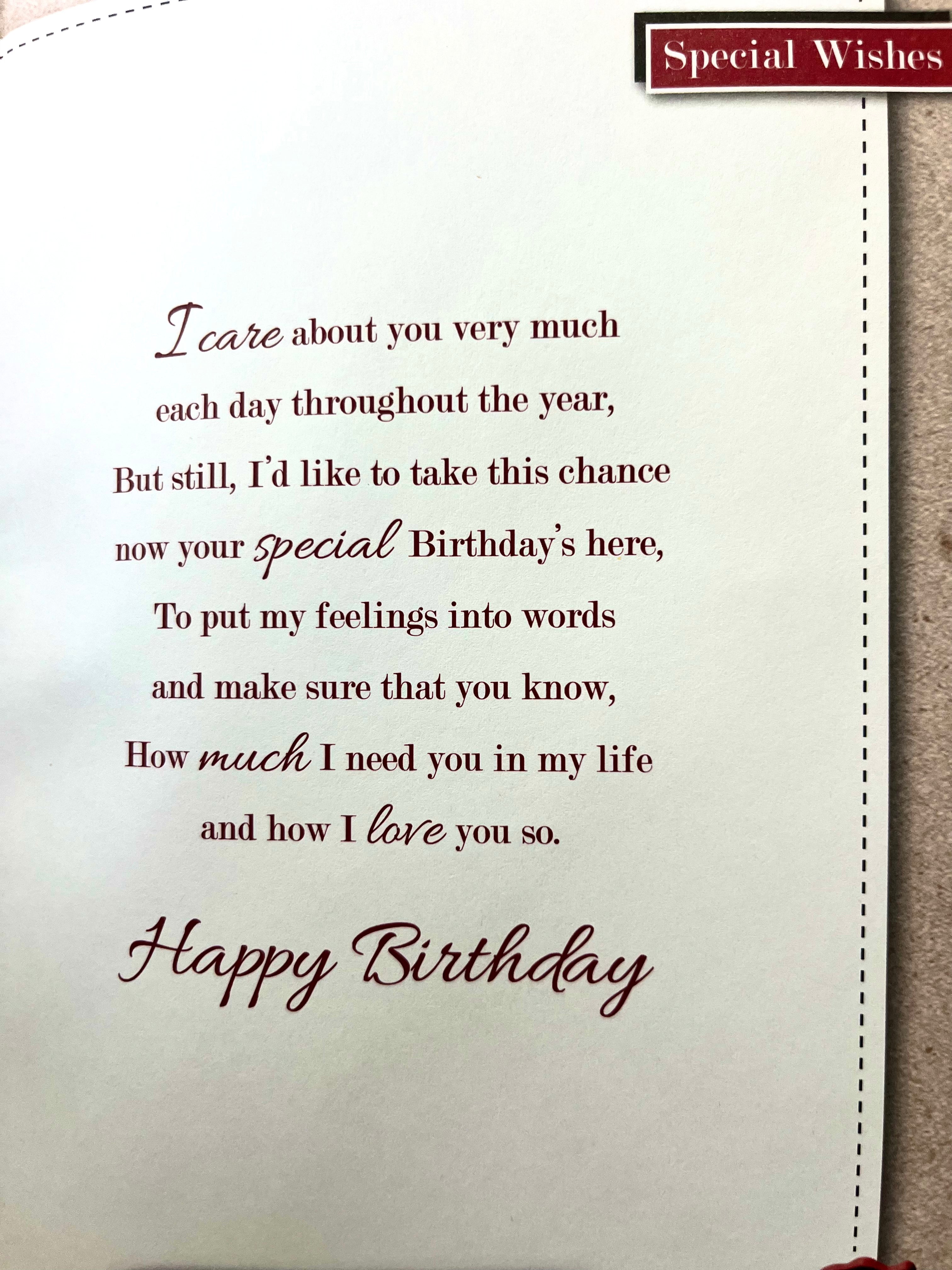 Husband's 30th Birthday Card