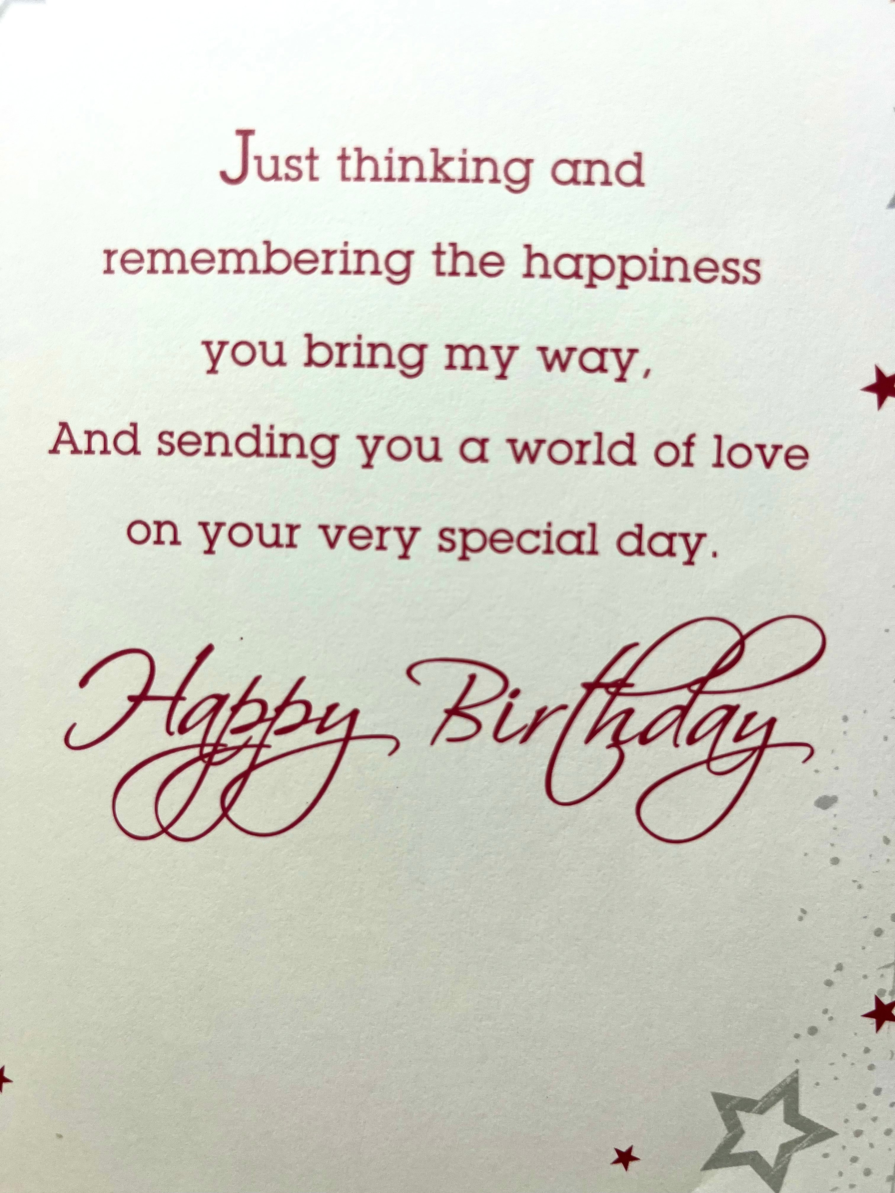 Husband's 40th Birthday Card