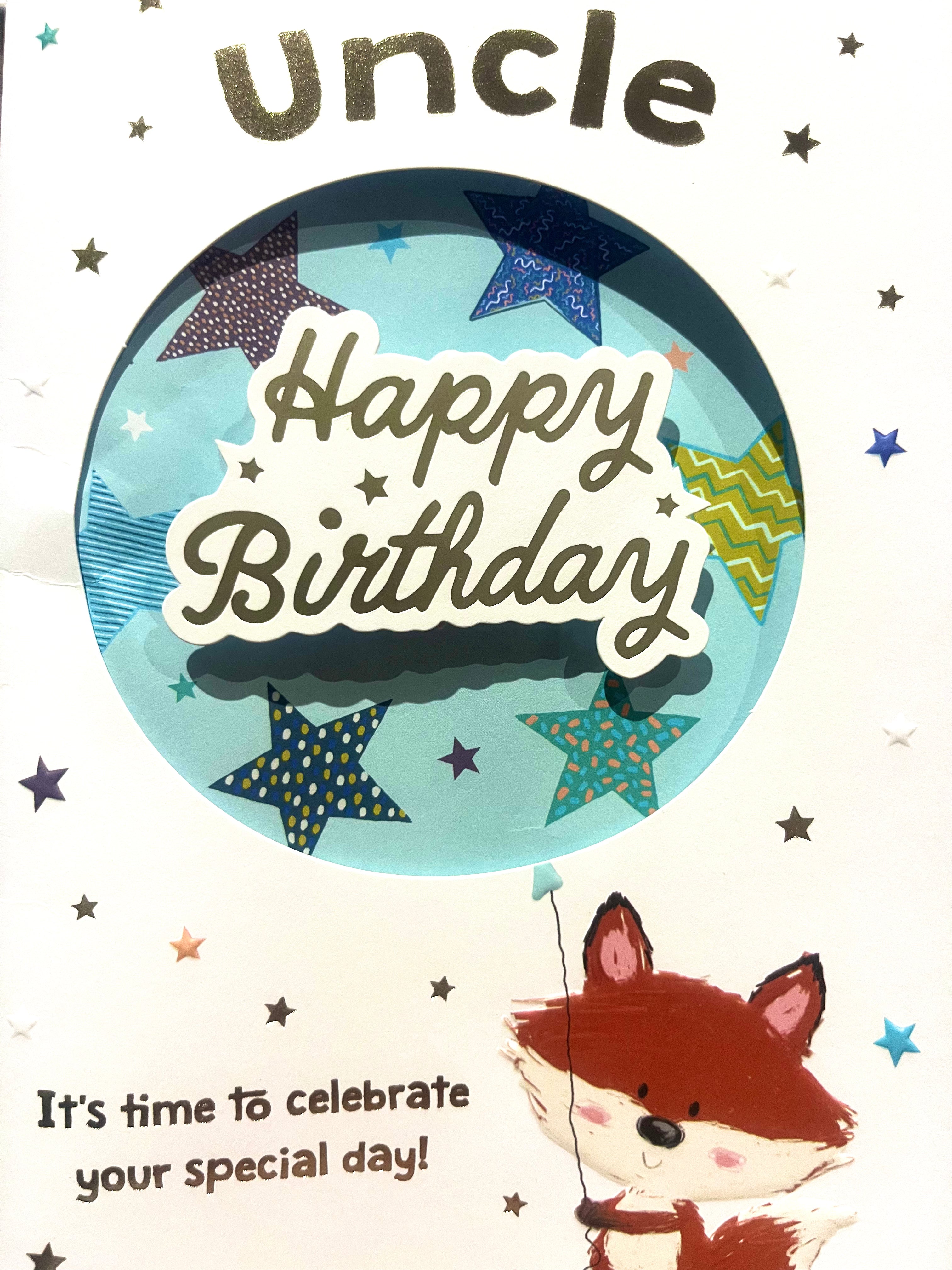 Uncle Birthday Card