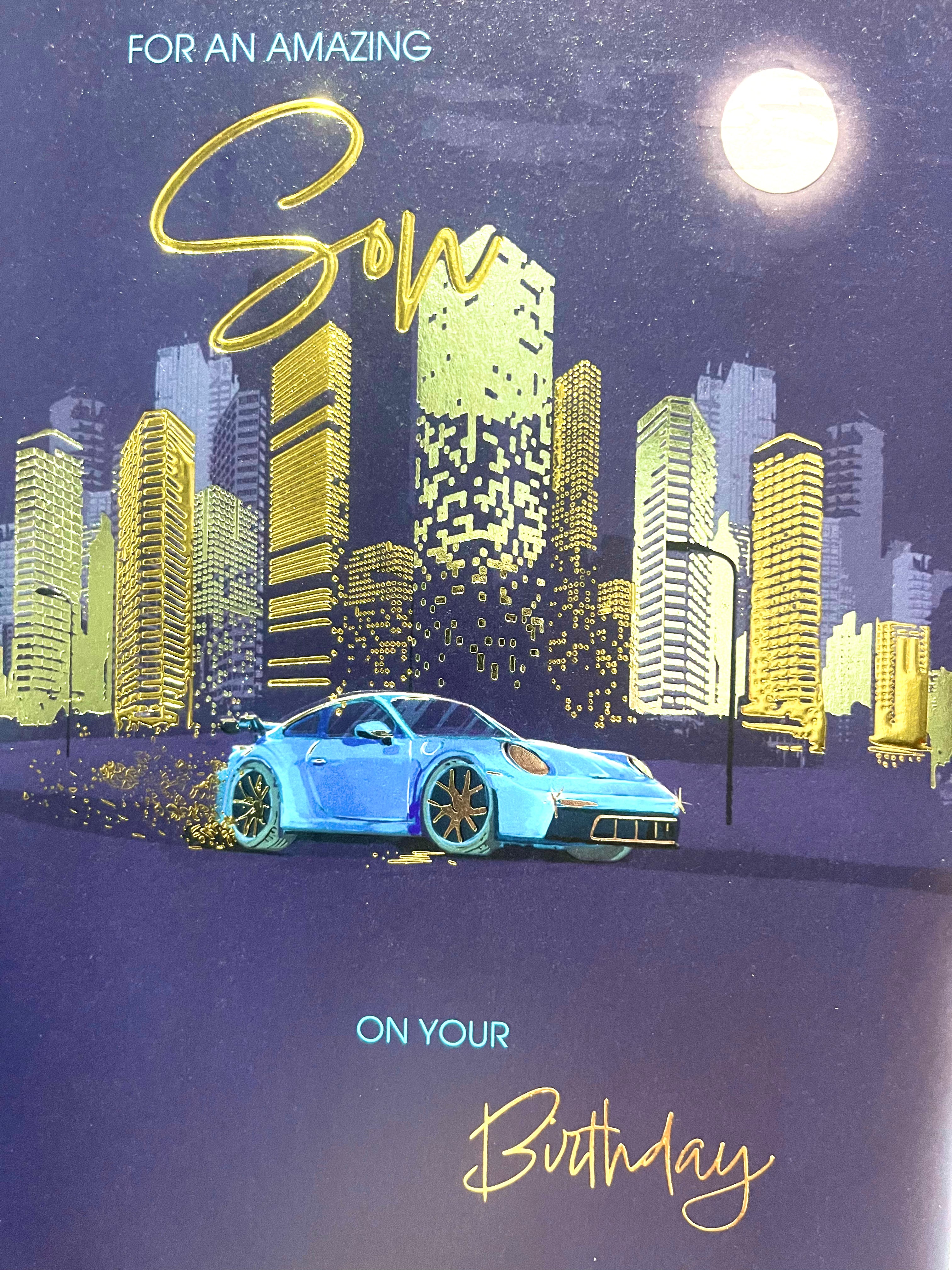 Son Birthday Card : For an amazing Son -7 page design.