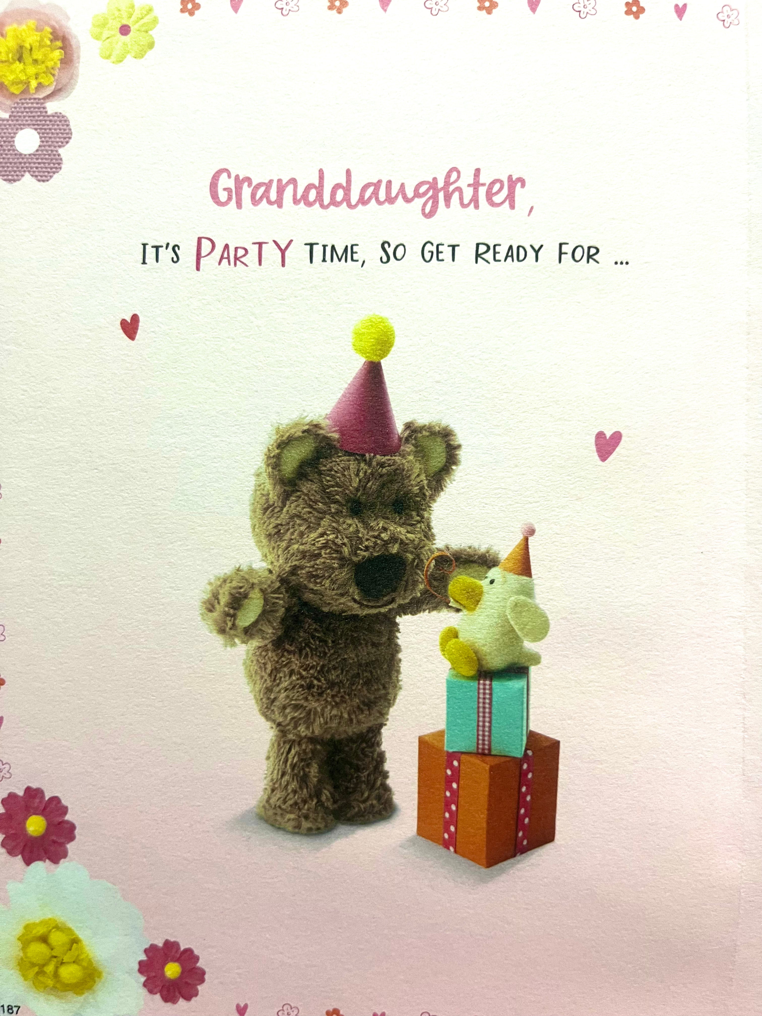 Granddaughter Birthday Card : Happy Birthday Granddaughter
