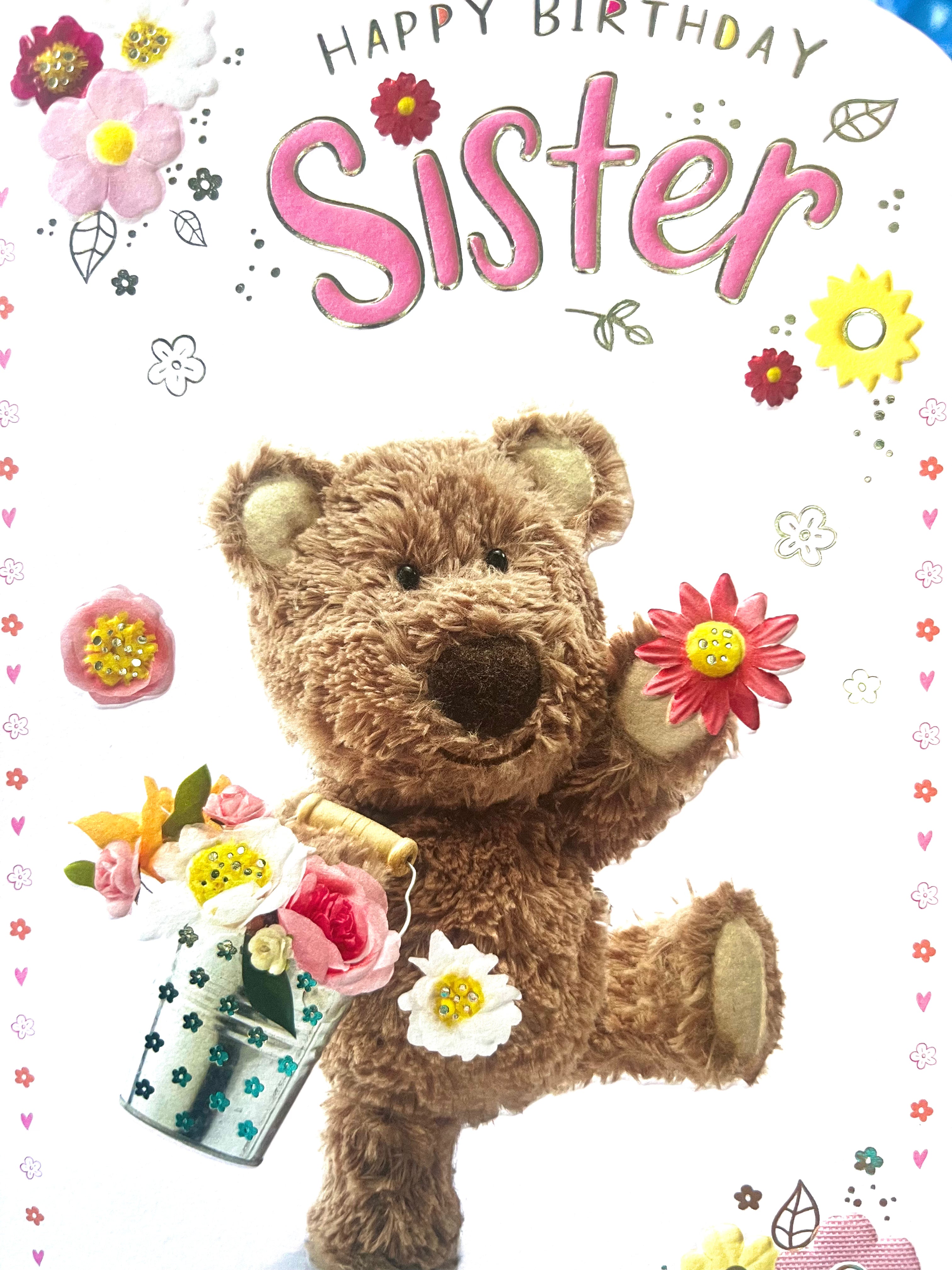 Sister Birthday Card : "Happy Birthday Sister".