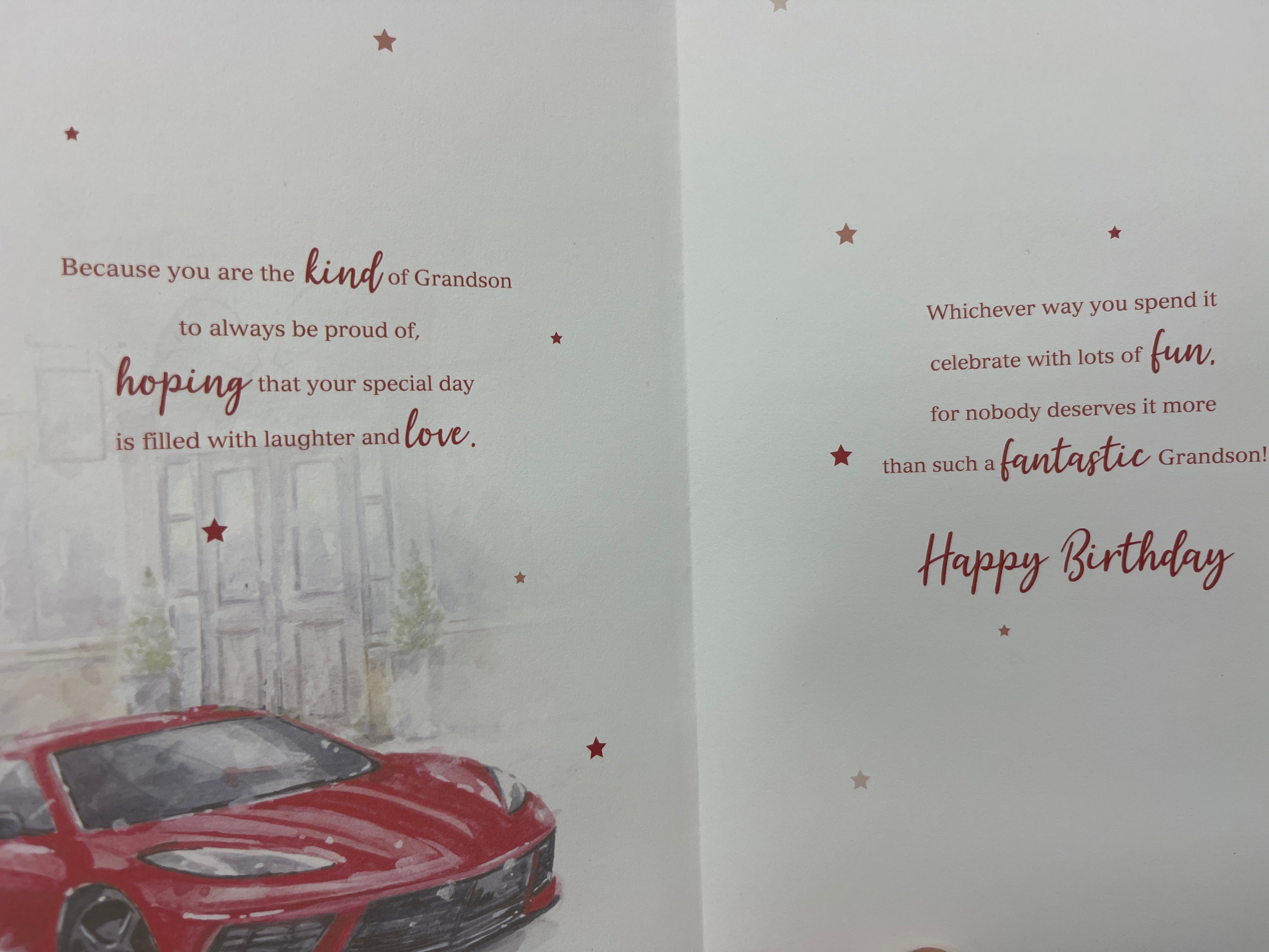 Grandson Birthday Card