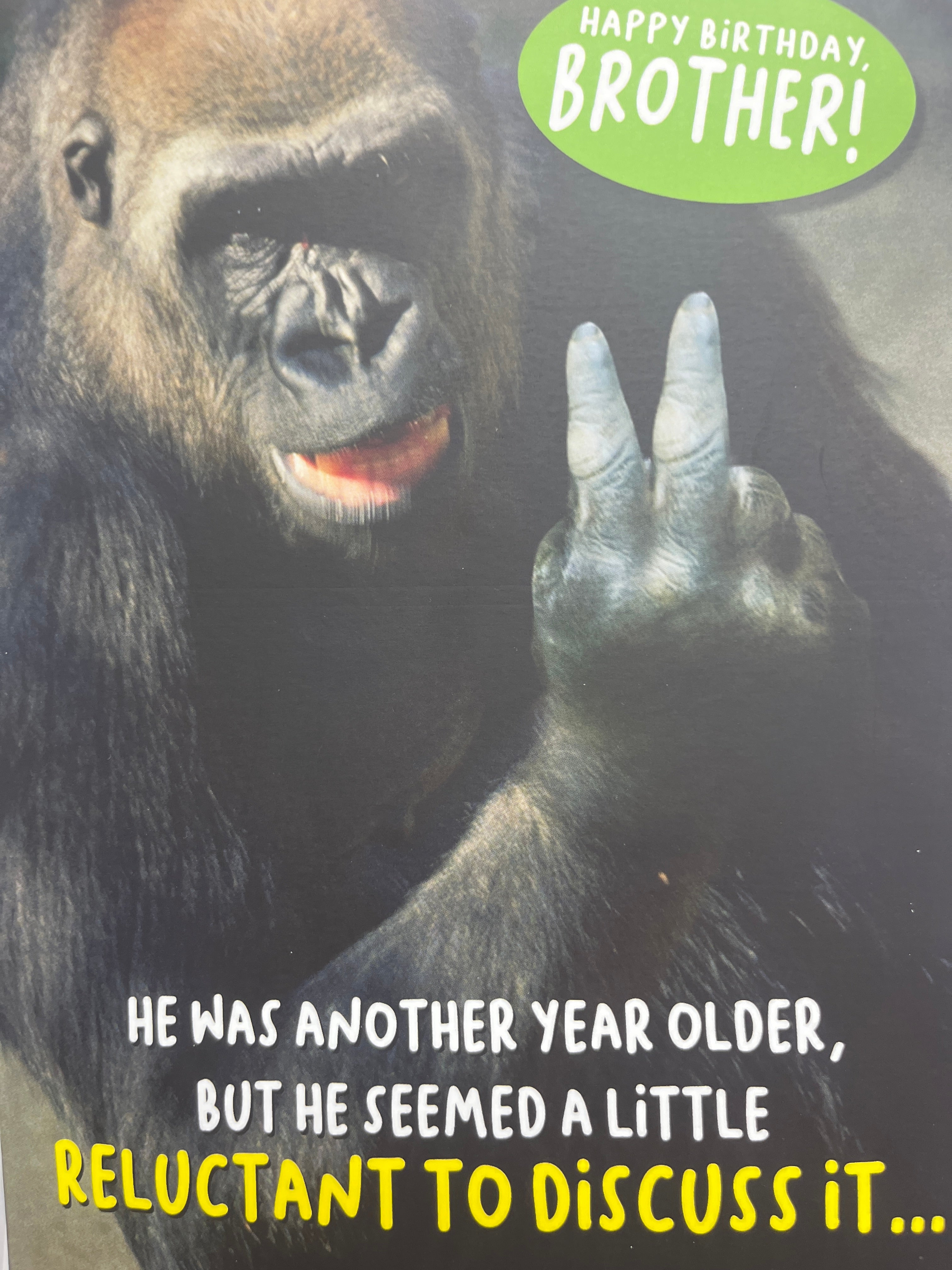 Brother Birthday Card