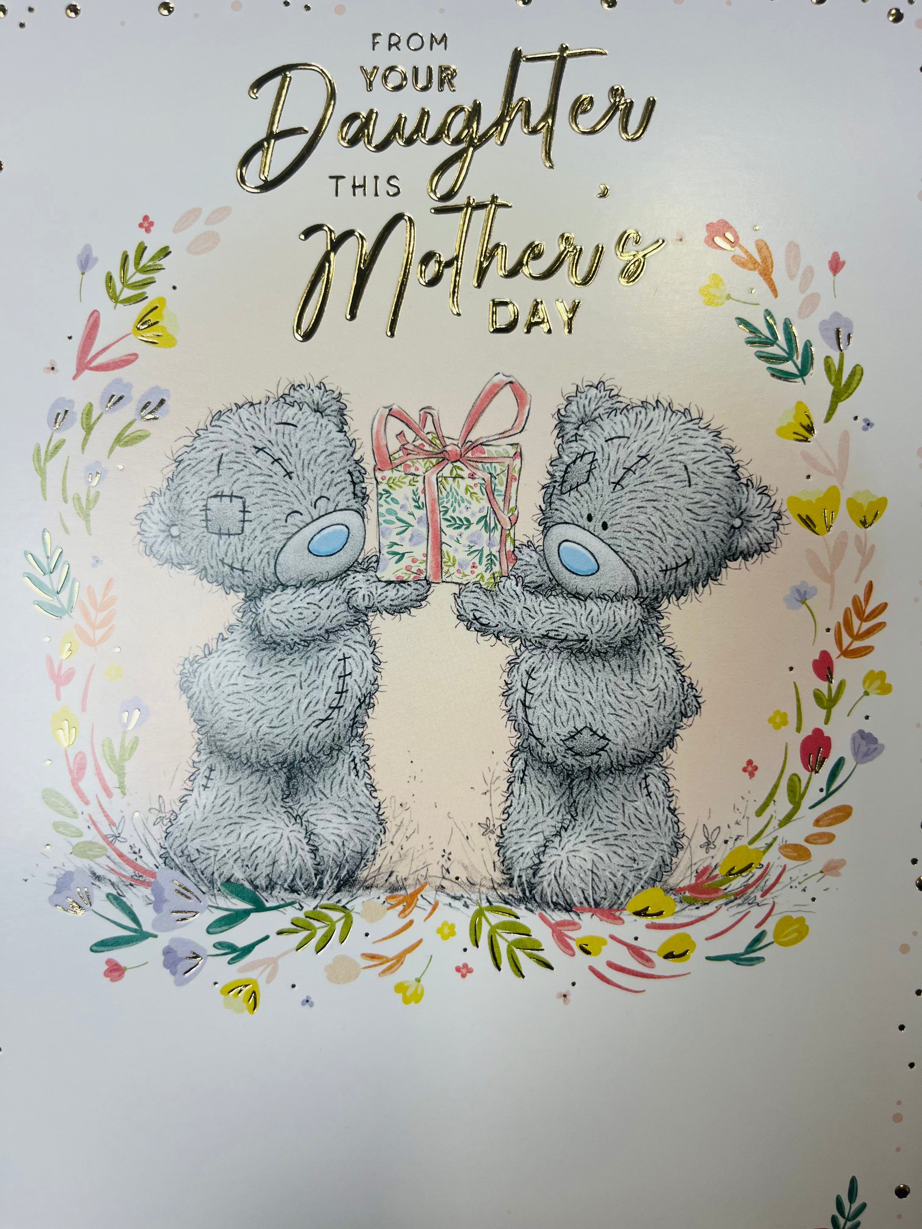 From Your Daughter on Mothers Day Card