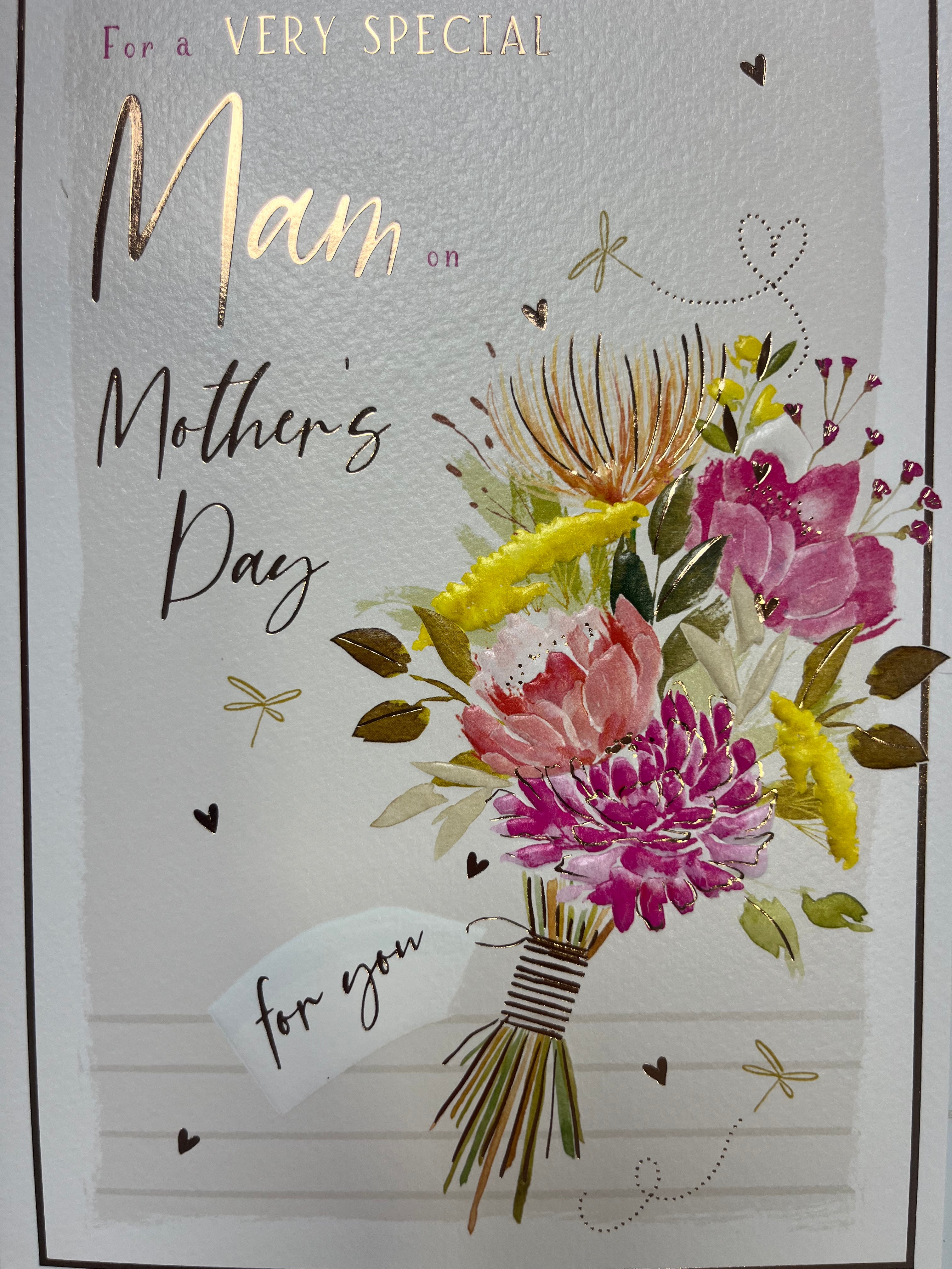 To Mam on Mothers Day Card