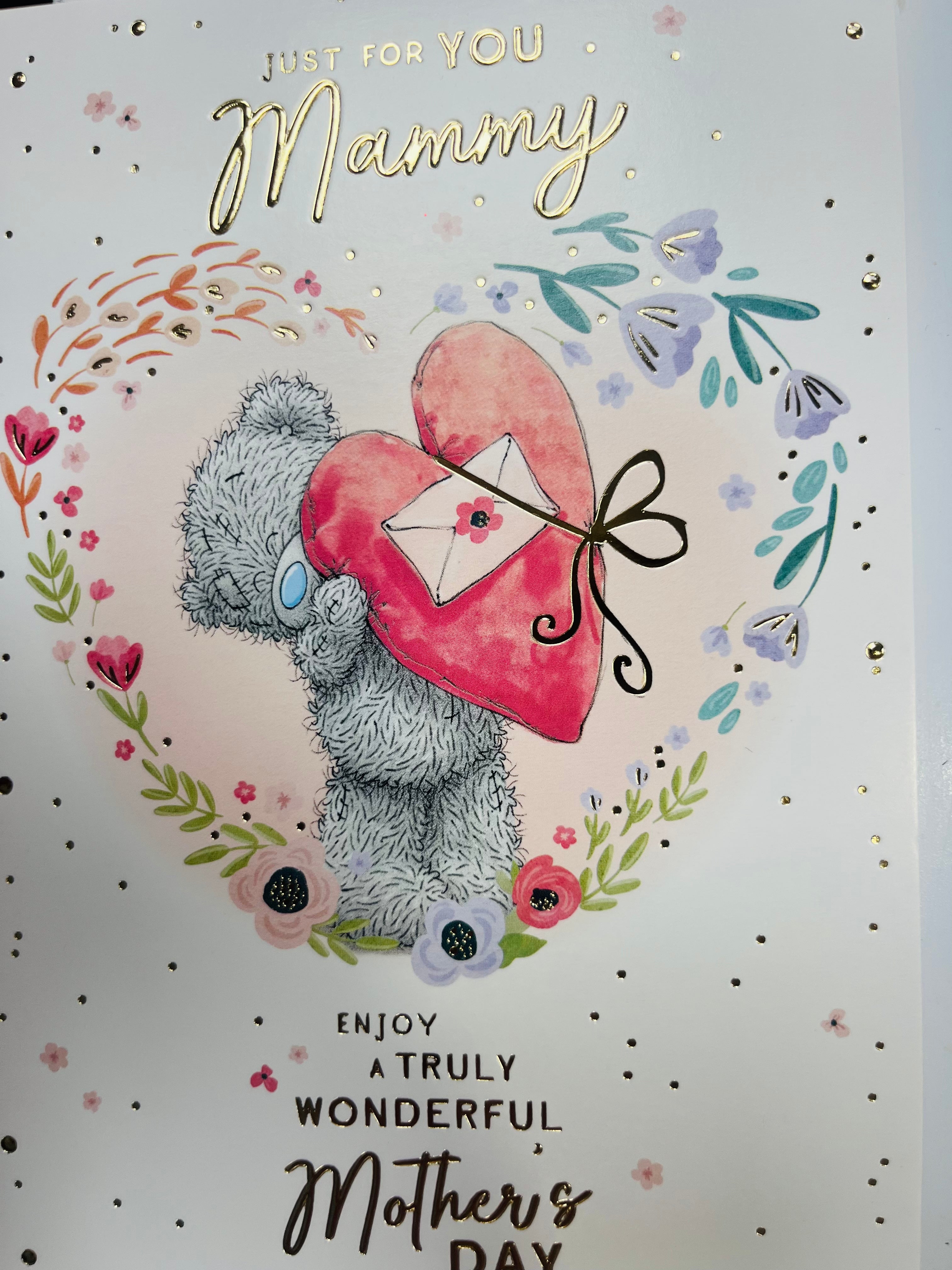 To Mammy on Mothers Day Card